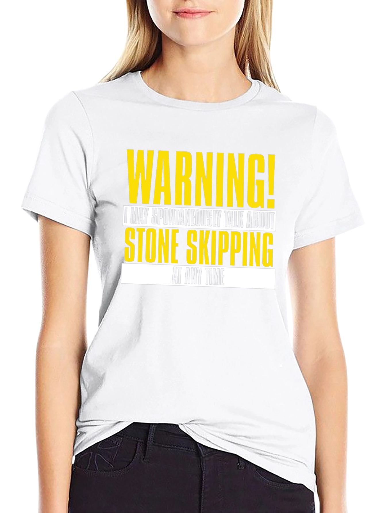 Warning! Stone Skipping T-Shirt
