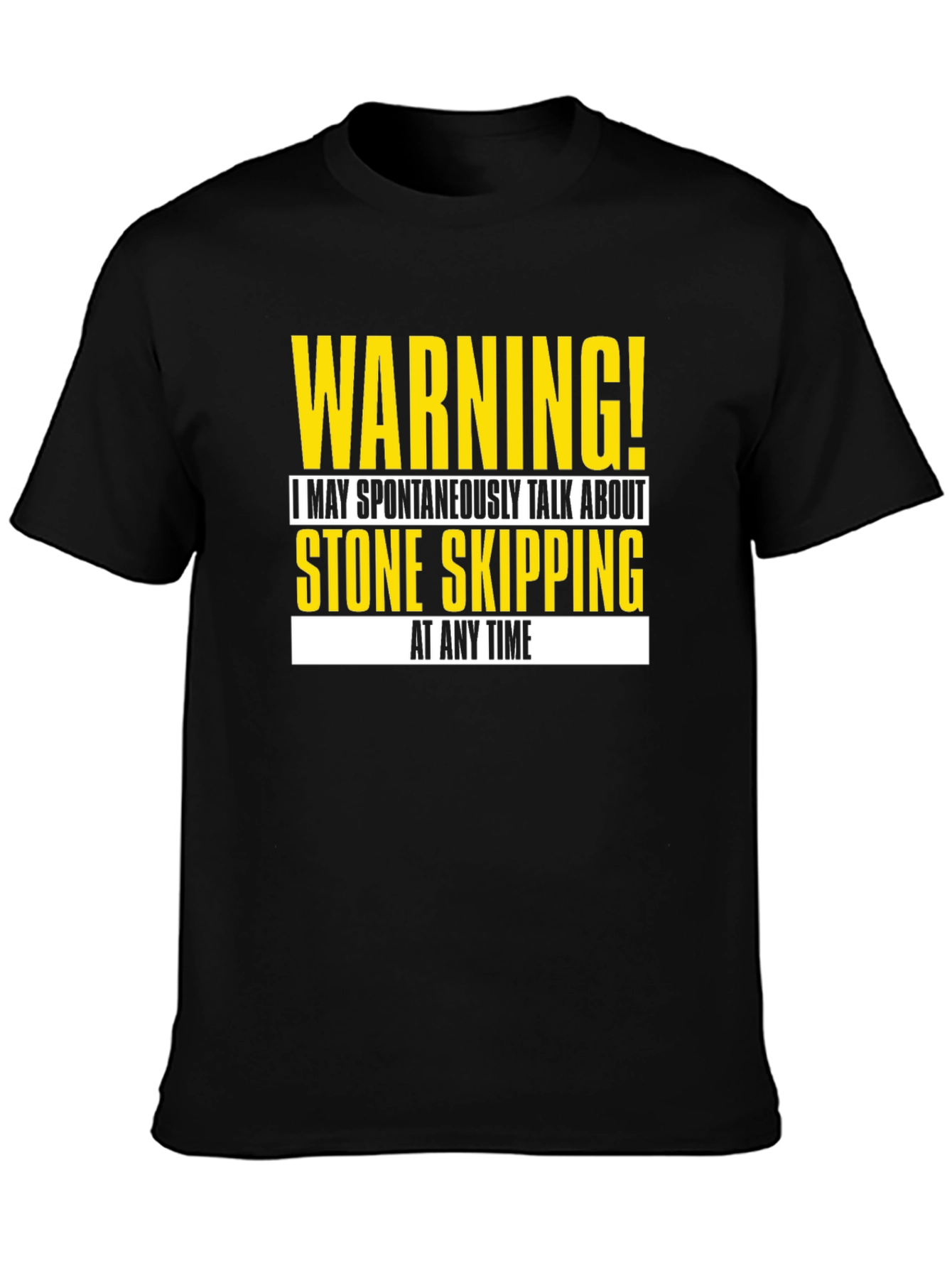 Warning! Stone Skipping T-Shirt