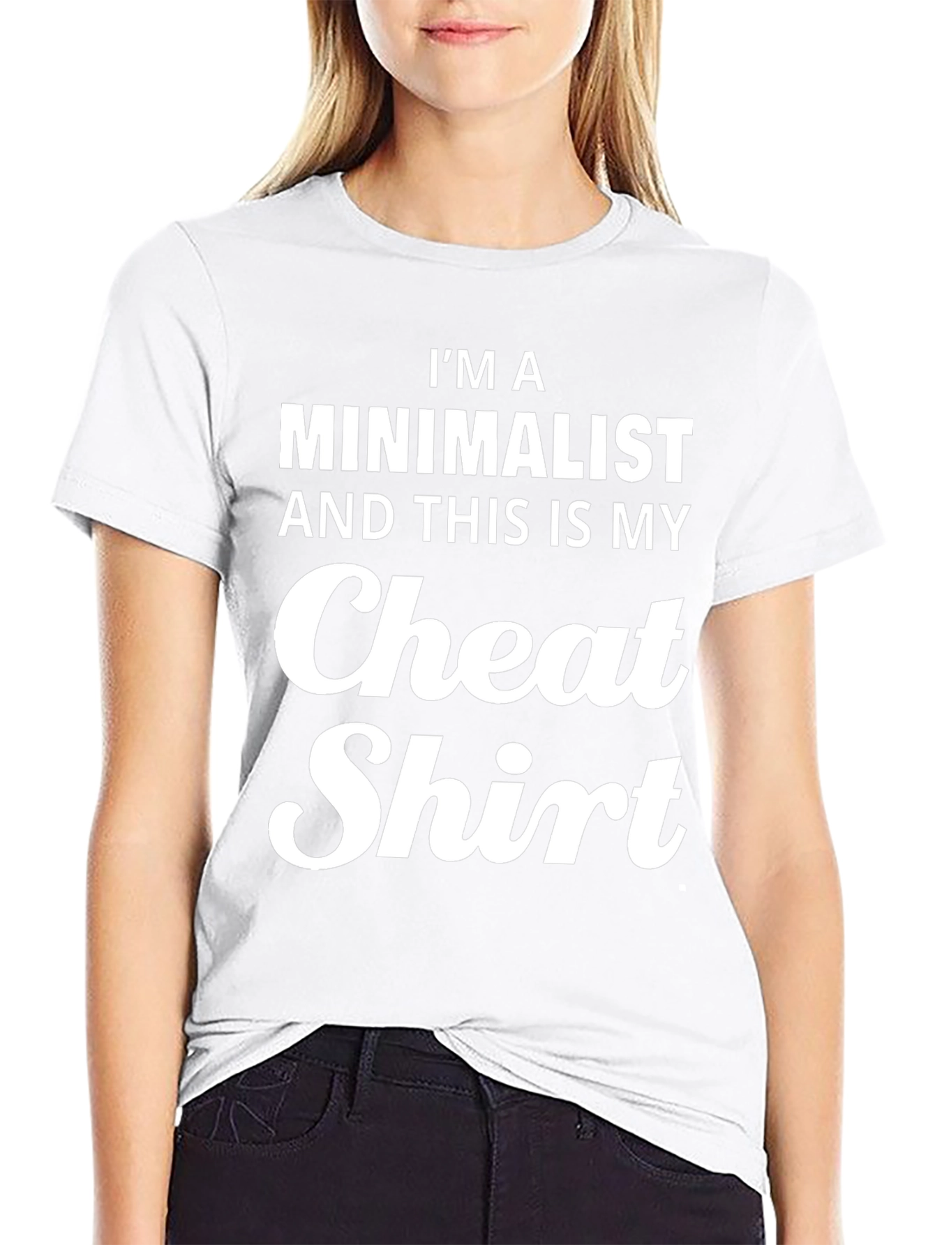 Minimalist Cheat Shirt - Funny Novelty Tee