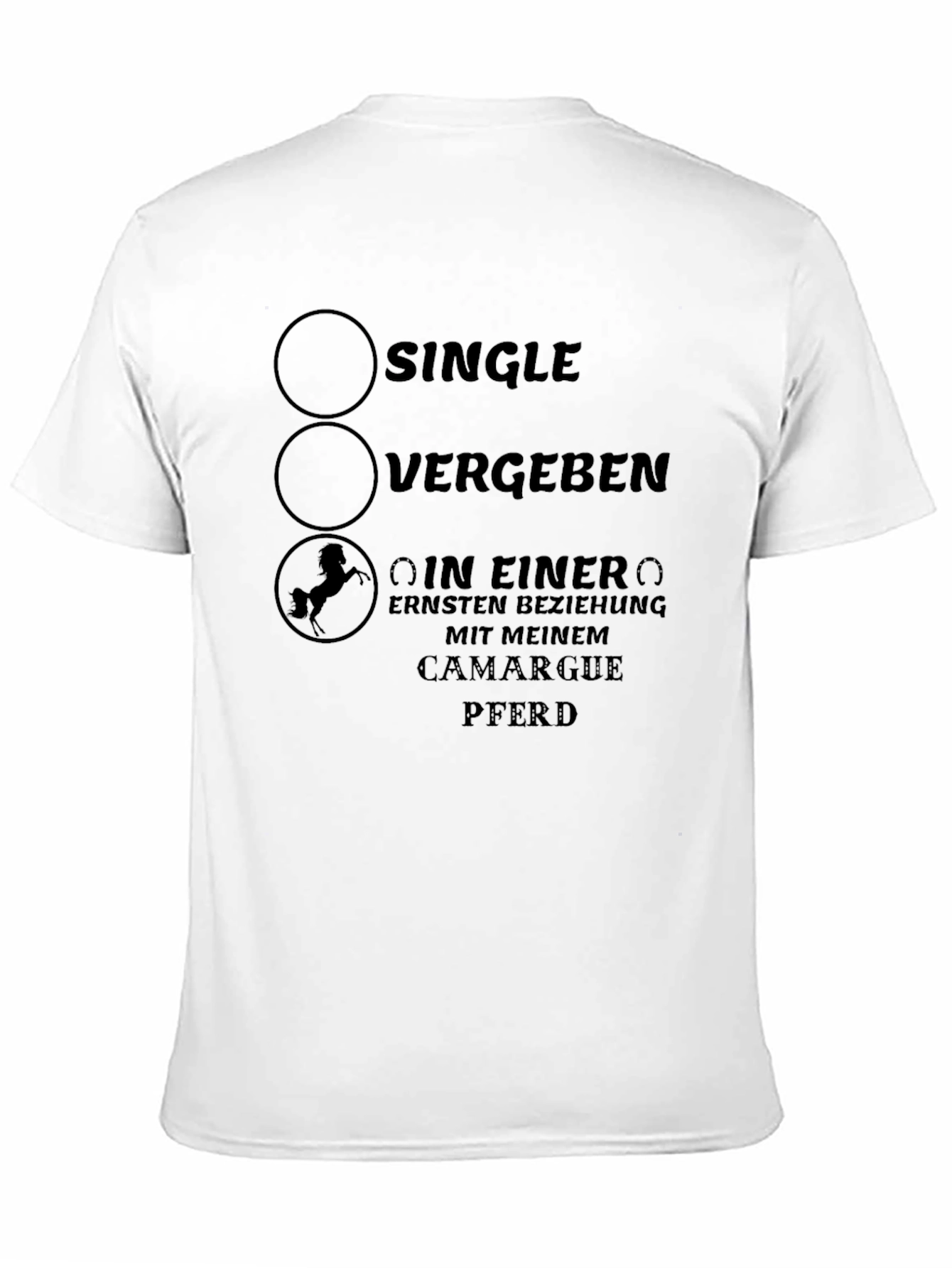 Single Taken Camargue Pferd T-Shirt