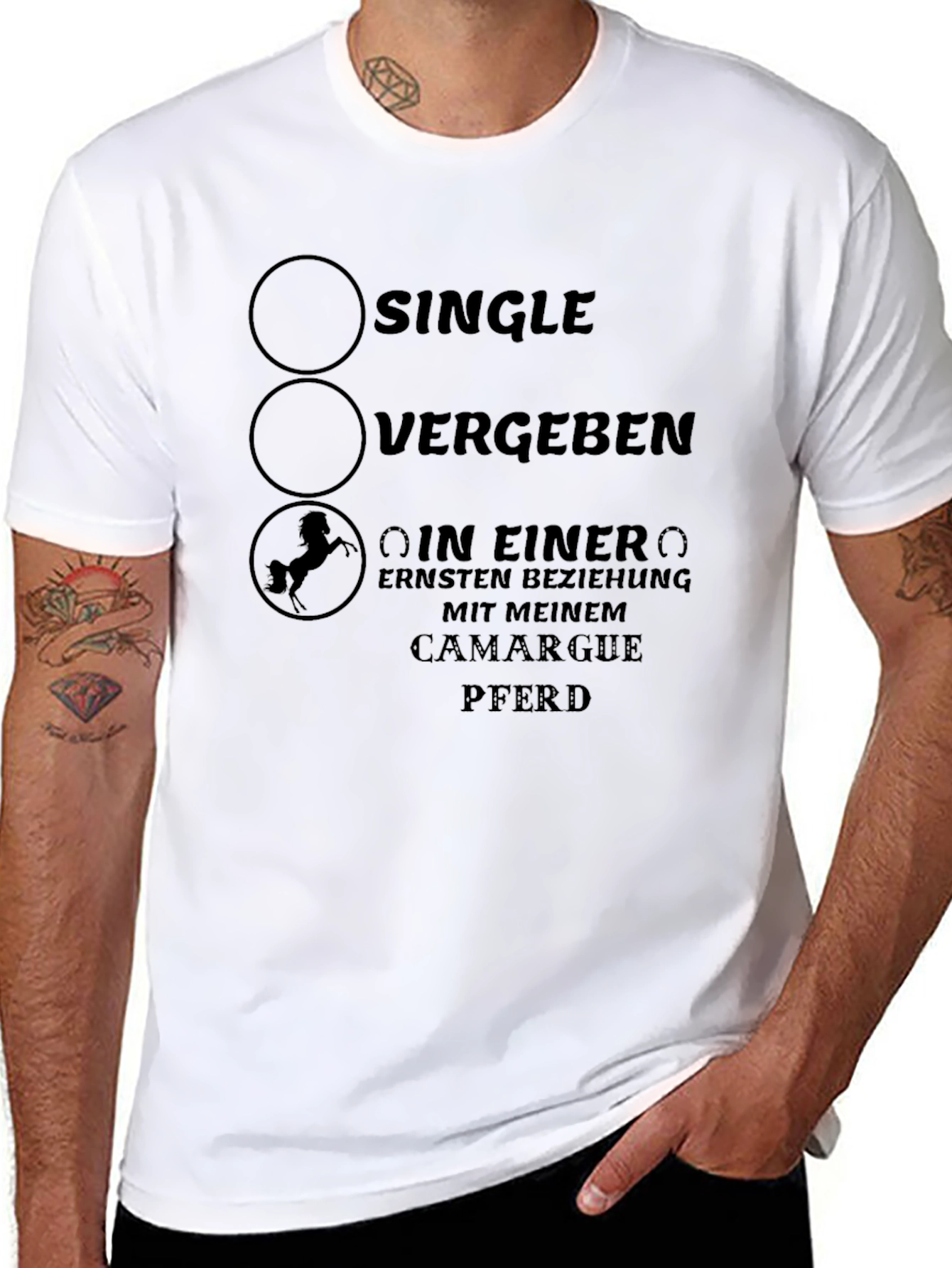 Single Taken Camargue Pferd T-Shirt