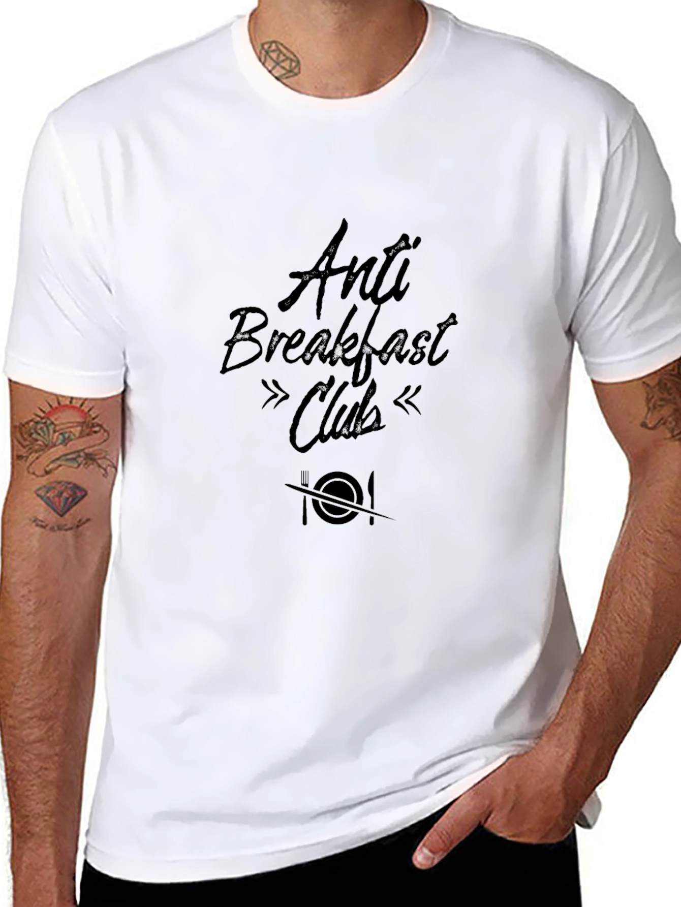 Anti Breakfast Club Black T-Shirt