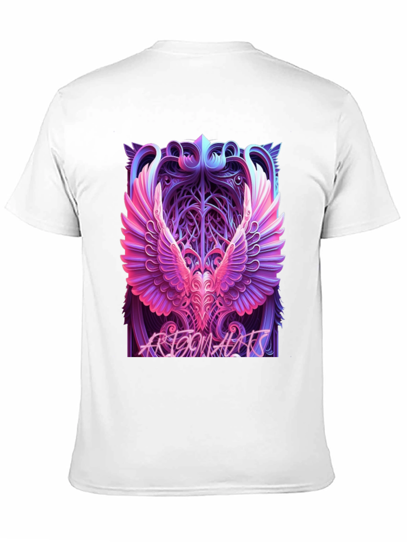Phoenix Wings Graphic Black T-Shirt