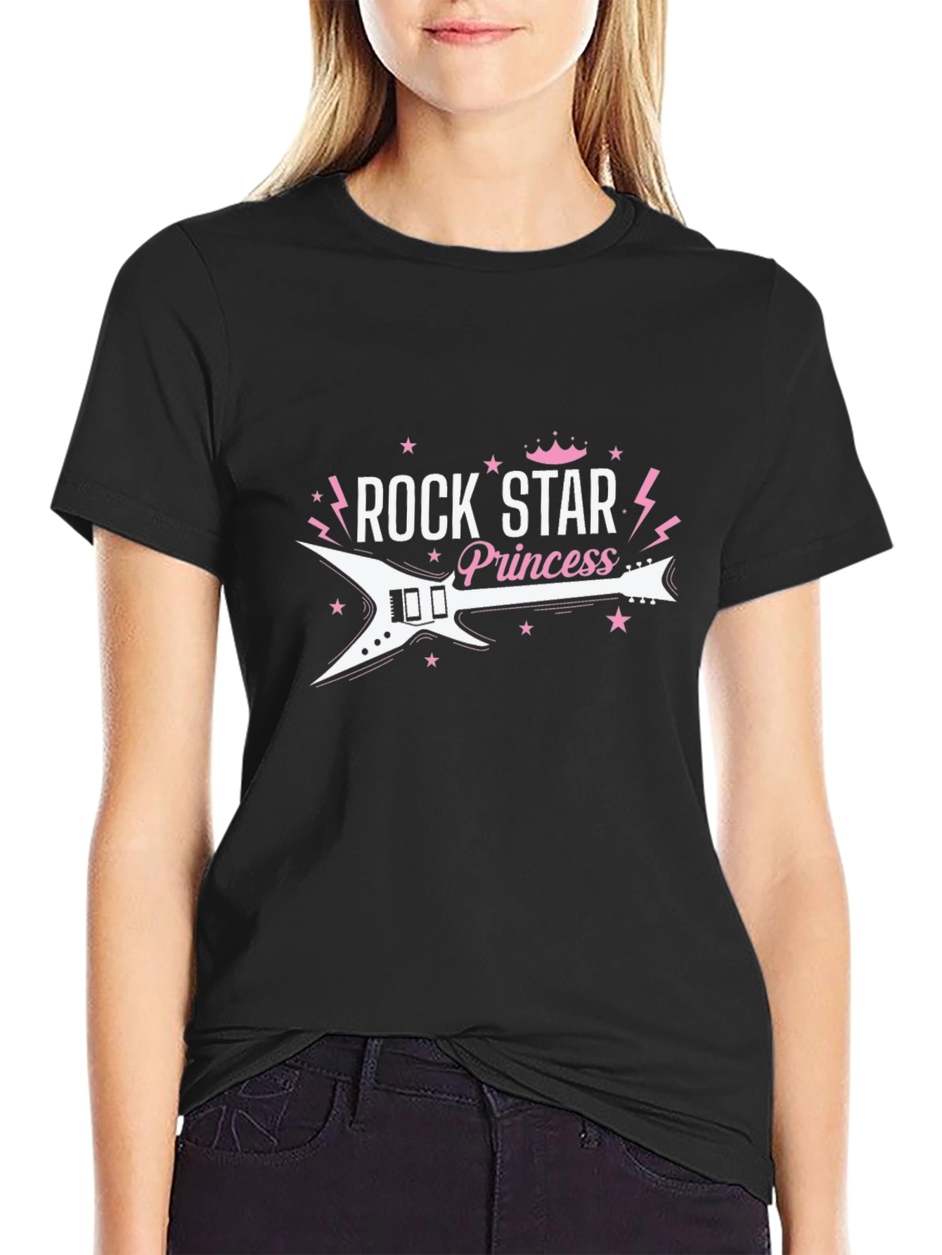 Rock Star Princess Black T-Shirt