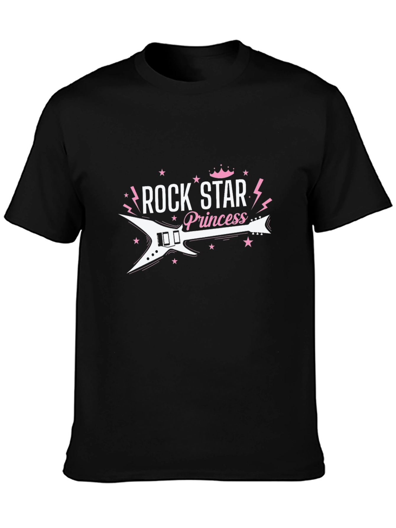 Rock Star Princess Black T-Shirt