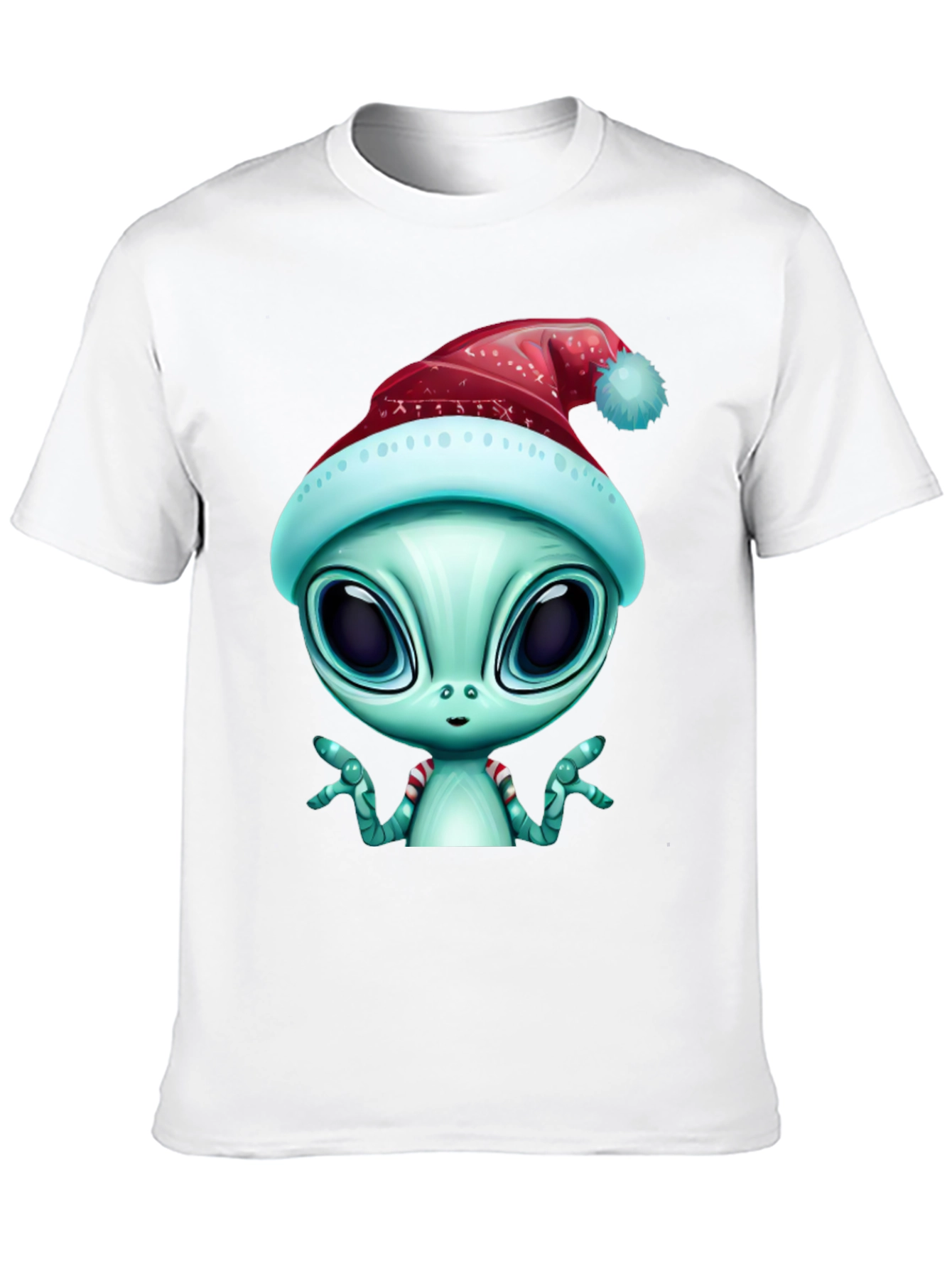 Alien Christmas T-Shirt - Holiday Extraterrestrial Style