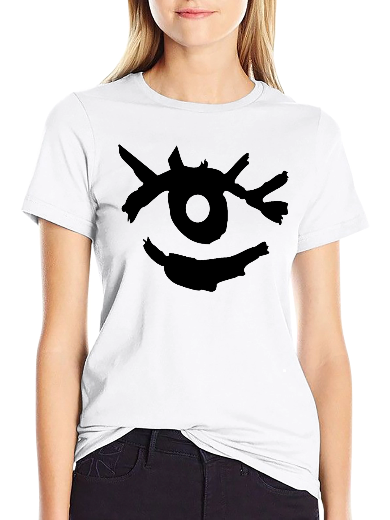 Eye Graphic Black T-Shirt