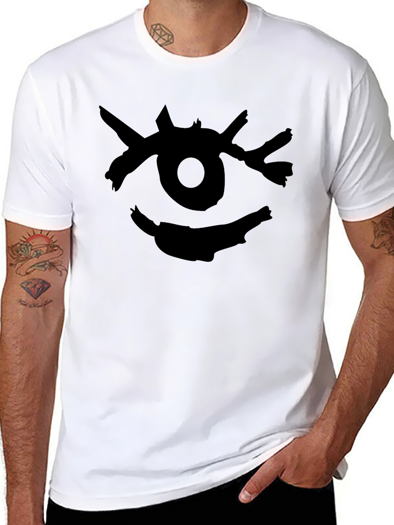 Eye Graphic Black T-Shirt