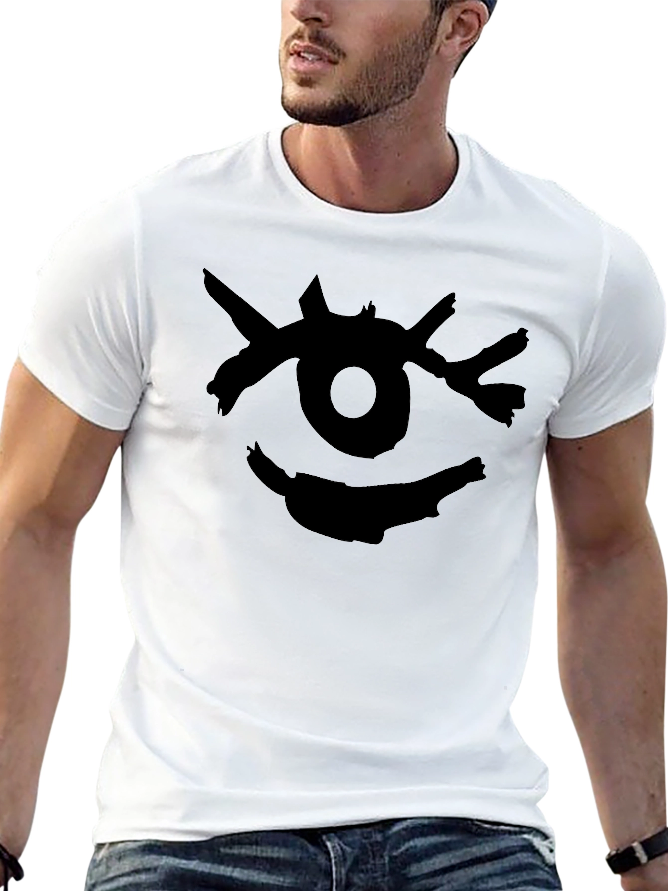 Eye Graphic Black T-Shirt