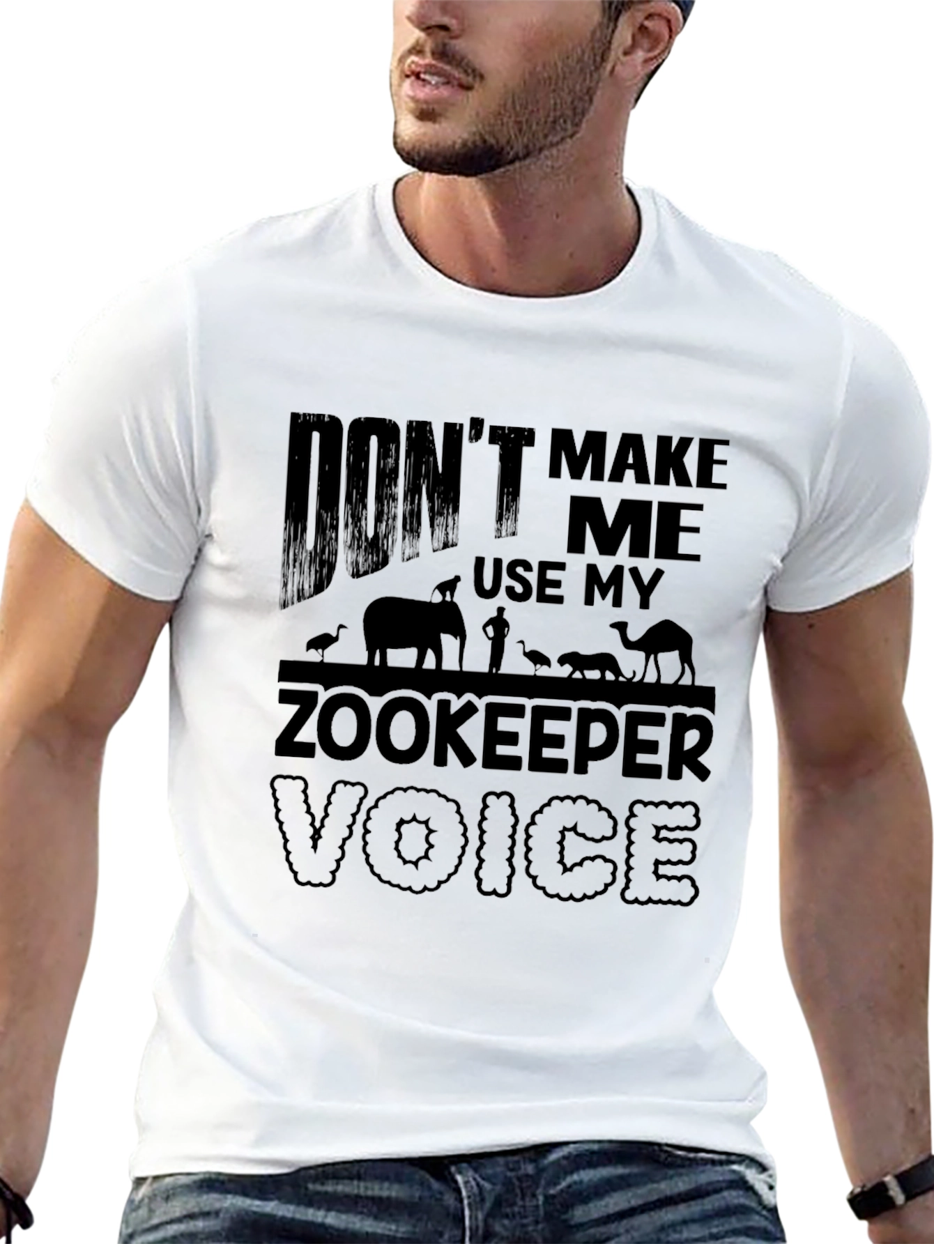 Zookeeper Voice T-Shirt - Black Graphic Tee
