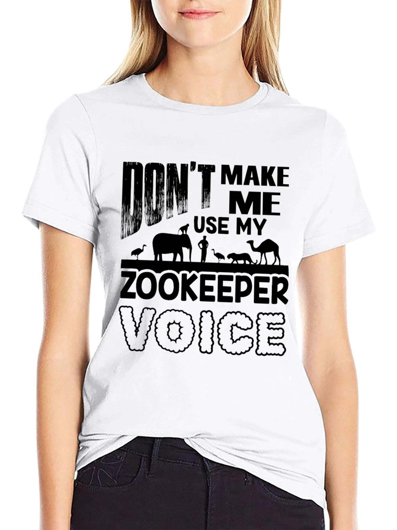 Zookeeper Voice T-Shirt - Black Graphic Tee