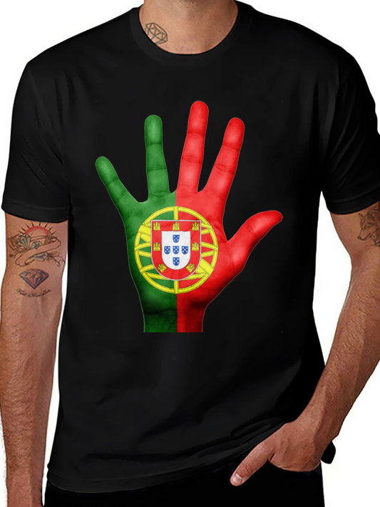 Portugal Flag Hand T-Shirt