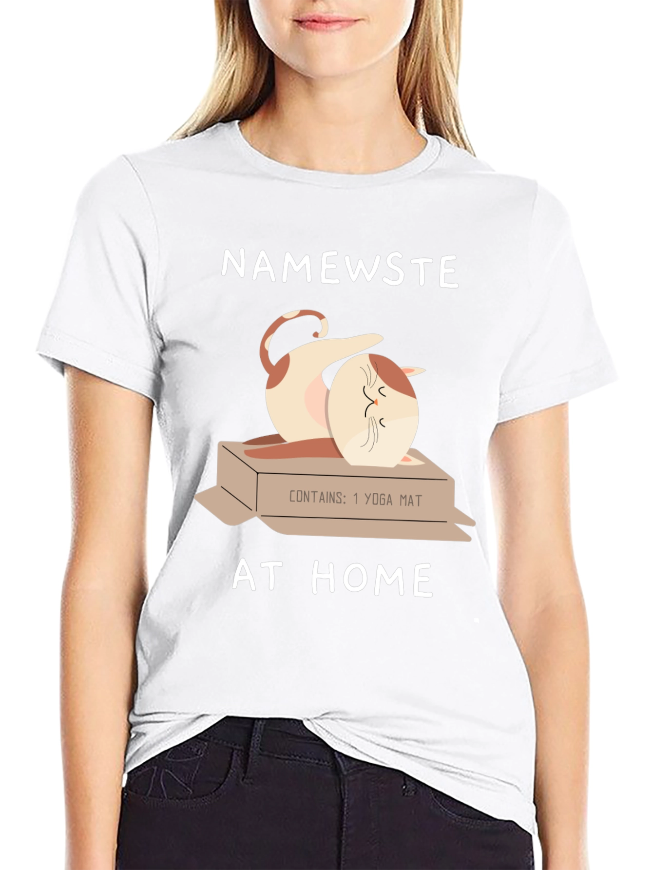 Namewste Cat Yoga T-Shirt
