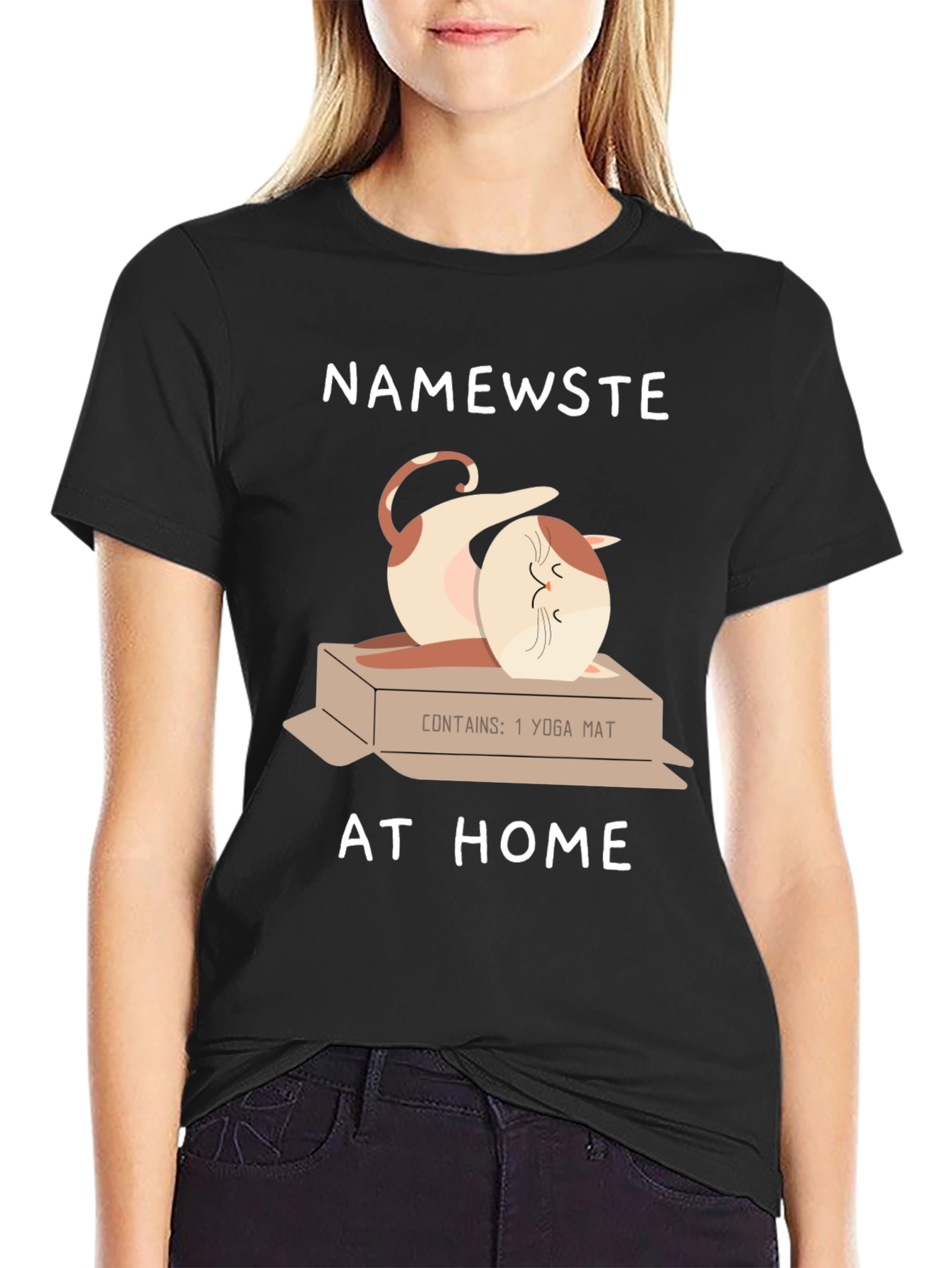Namewste Cat Yoga T-Shirt