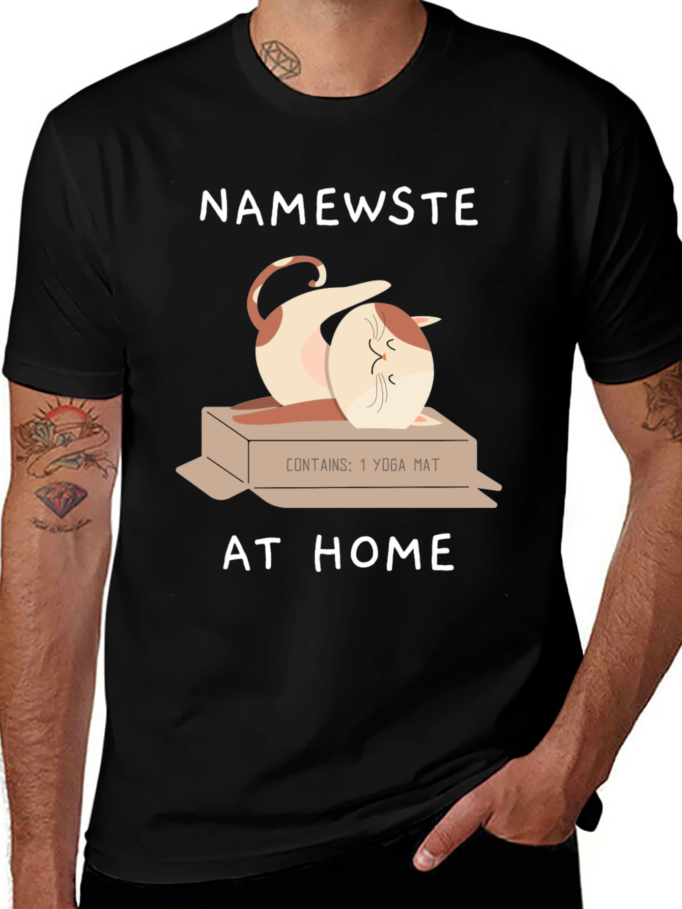 Namewste Cat Yoga T-Shirt