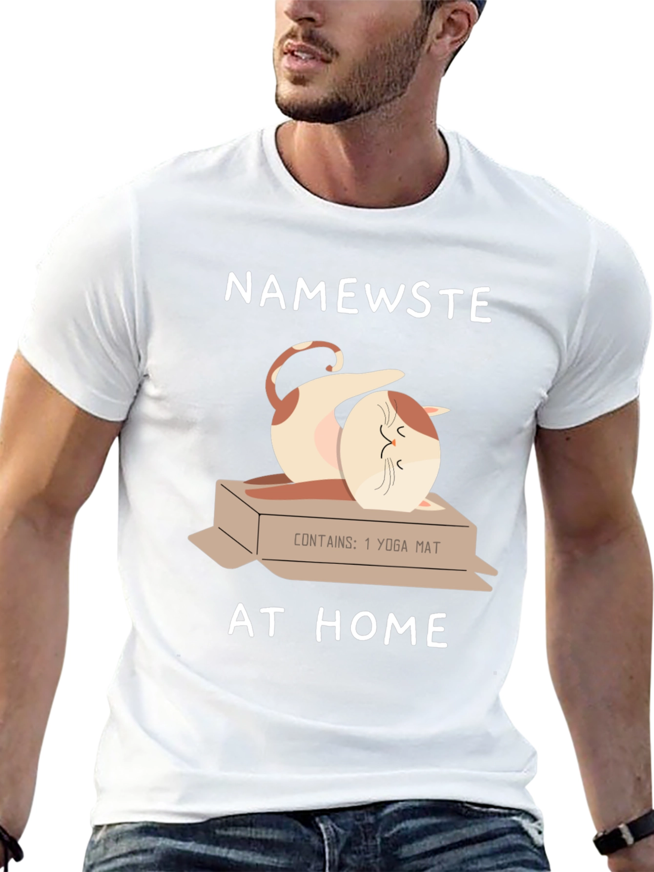 Namewste Cat Yoga T-Shirt