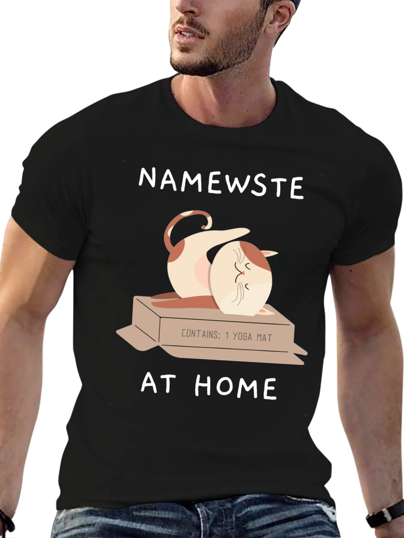 Namewste Cat Yoga T-Shirt