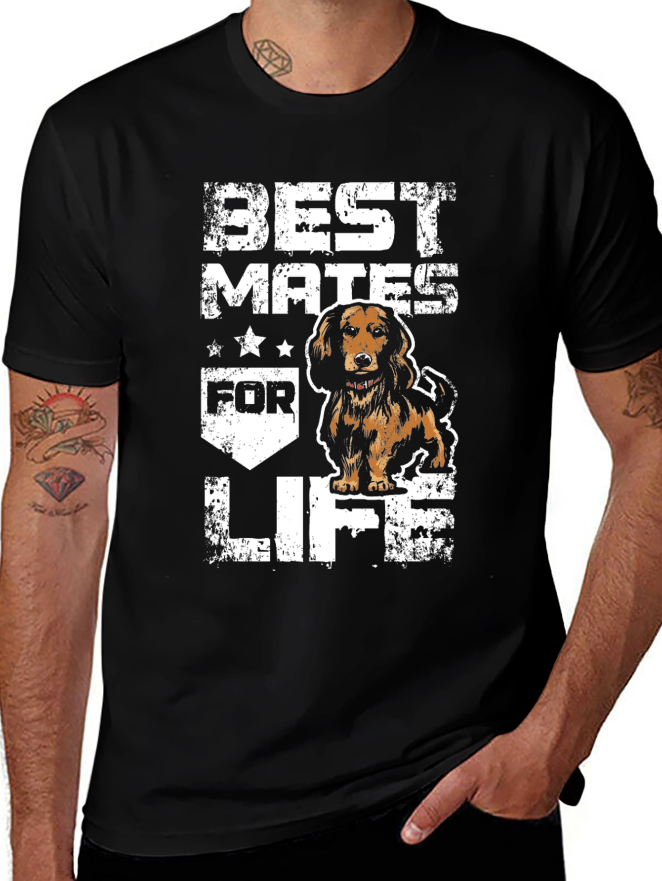 Best Mates For Life Dog T-Shirt