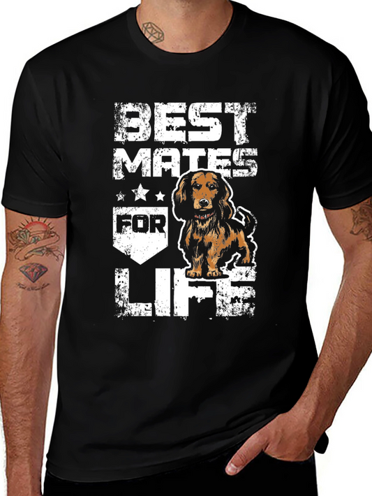 Best Mates For Life Dog T-Shirt