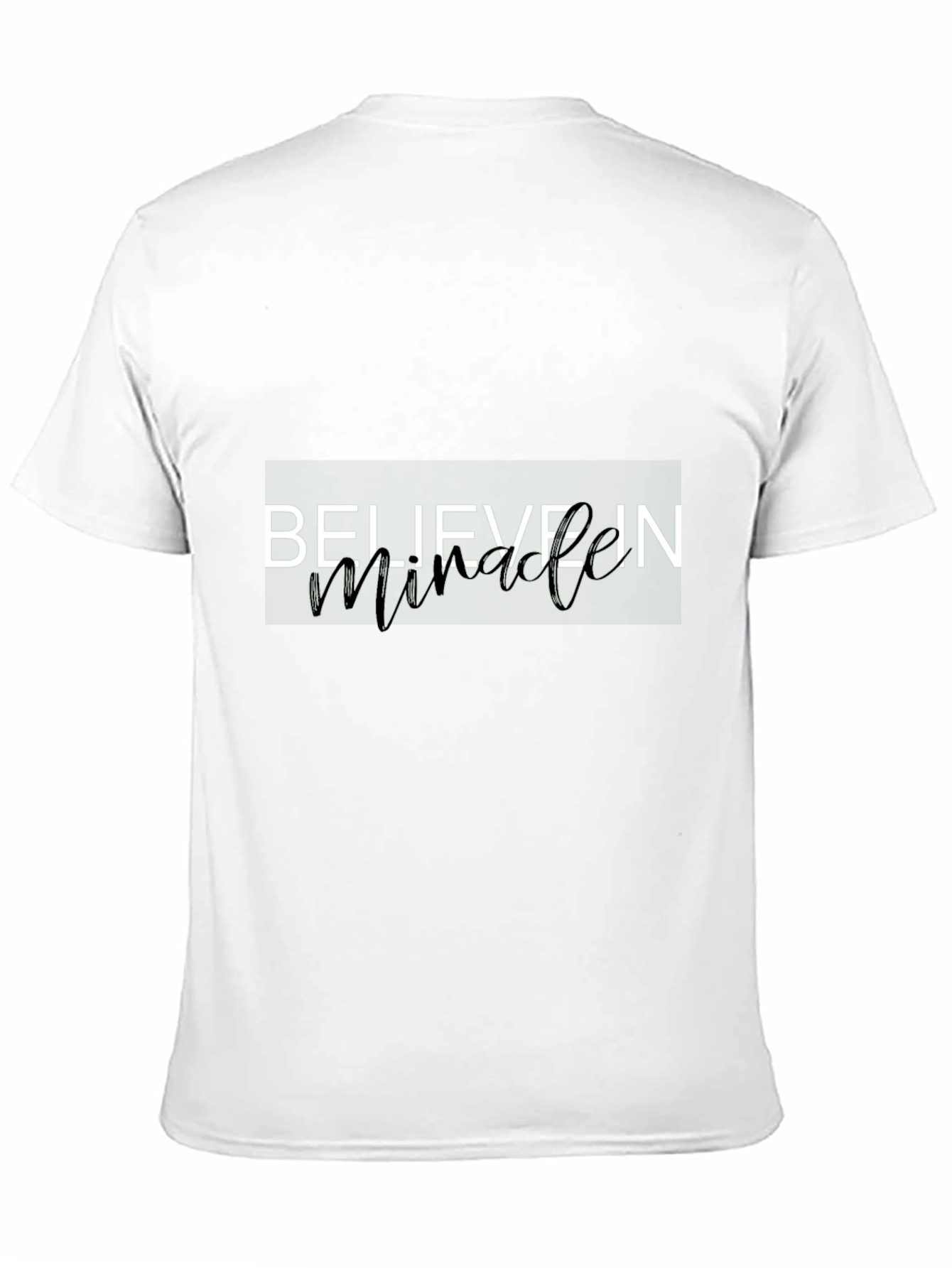 Believe In Miracles Graphic Tee - Black T-Shirt