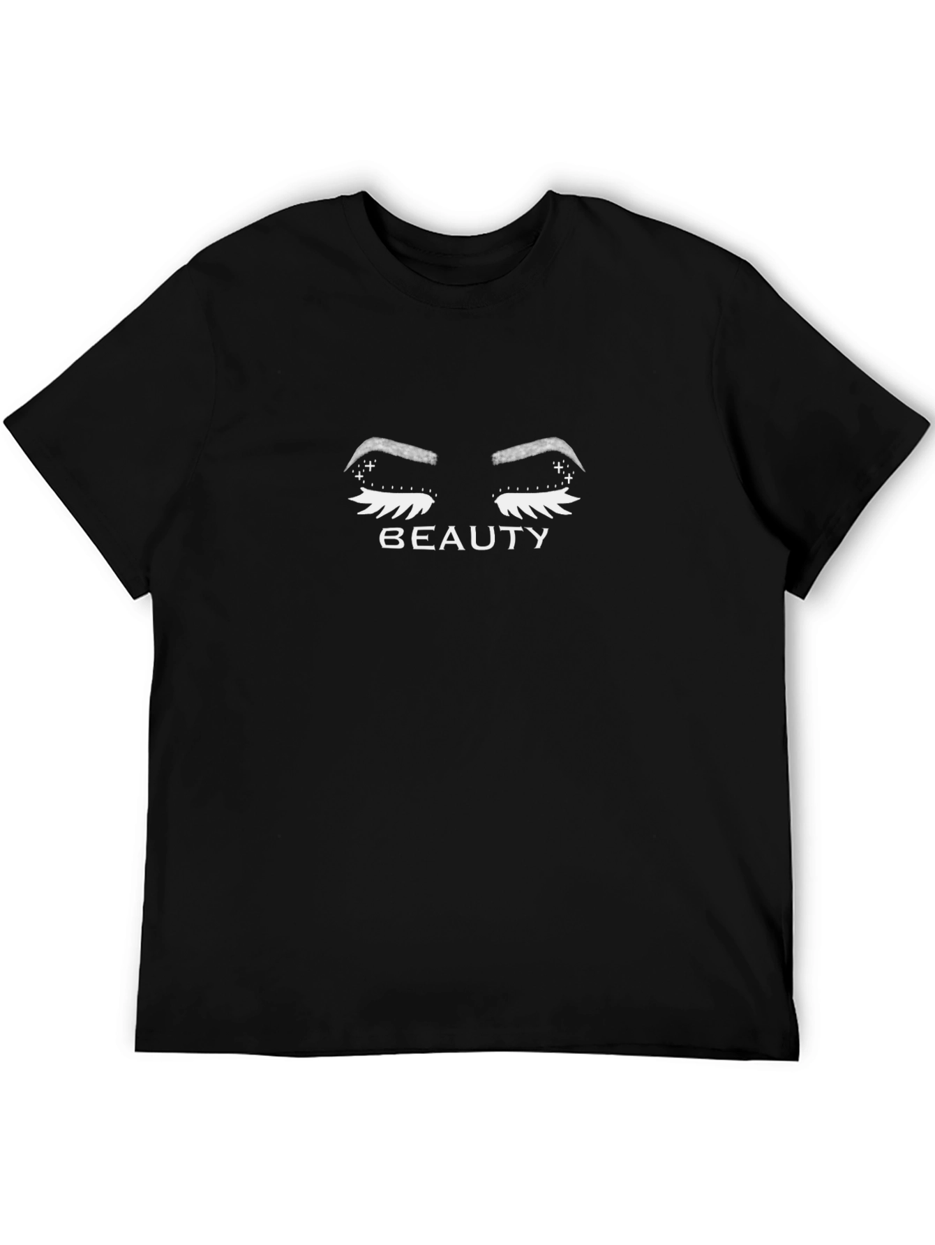 Beauty Eyes Graphic Black T-Shirt