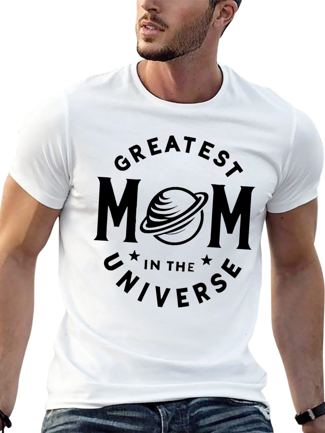 Greatest Mom in the Universe Graphic T-Shirt