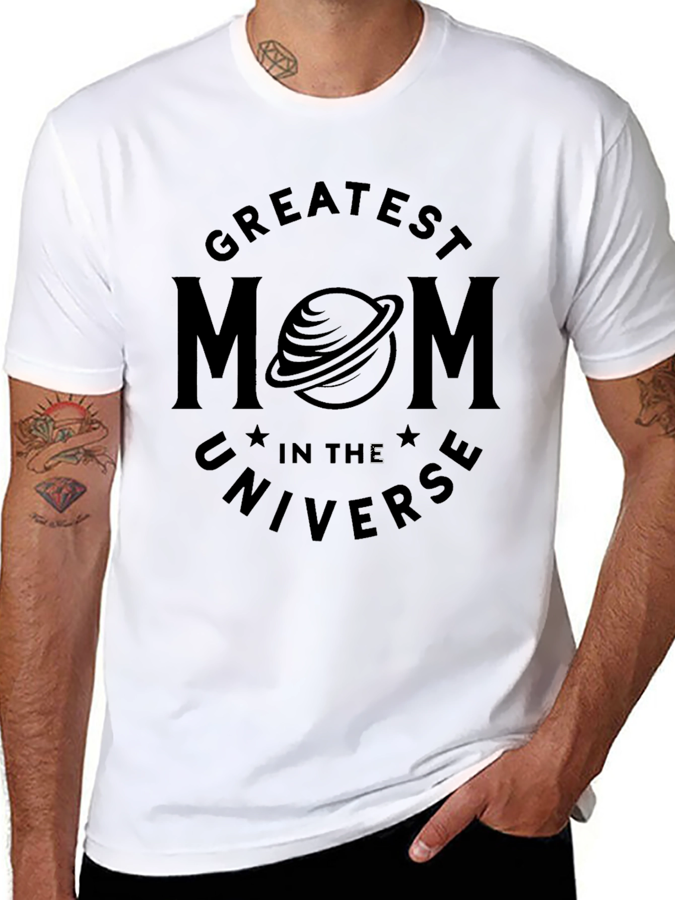Greatest Mom in the Universe Graphic T-Shirt