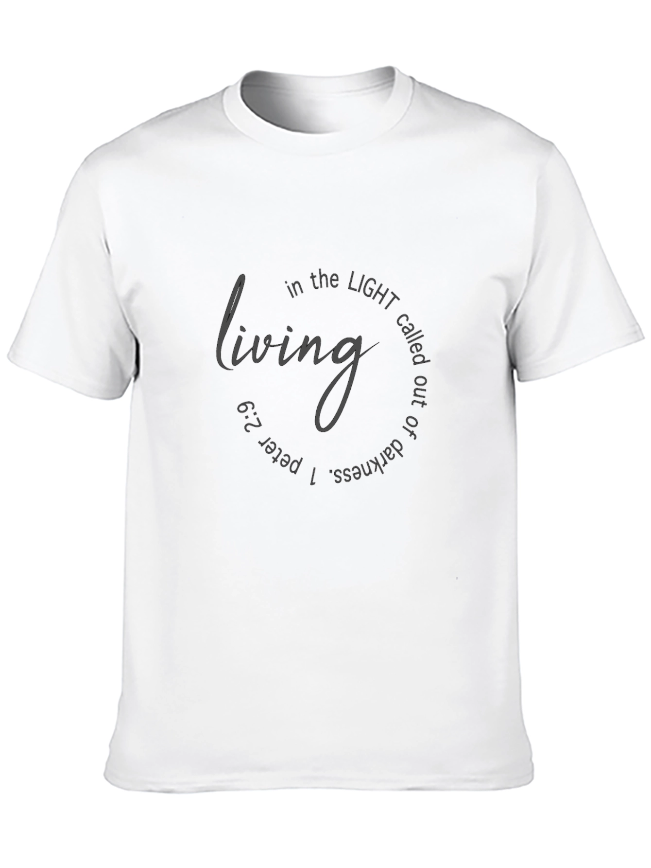 Living in the Light Christian T-Shirt
