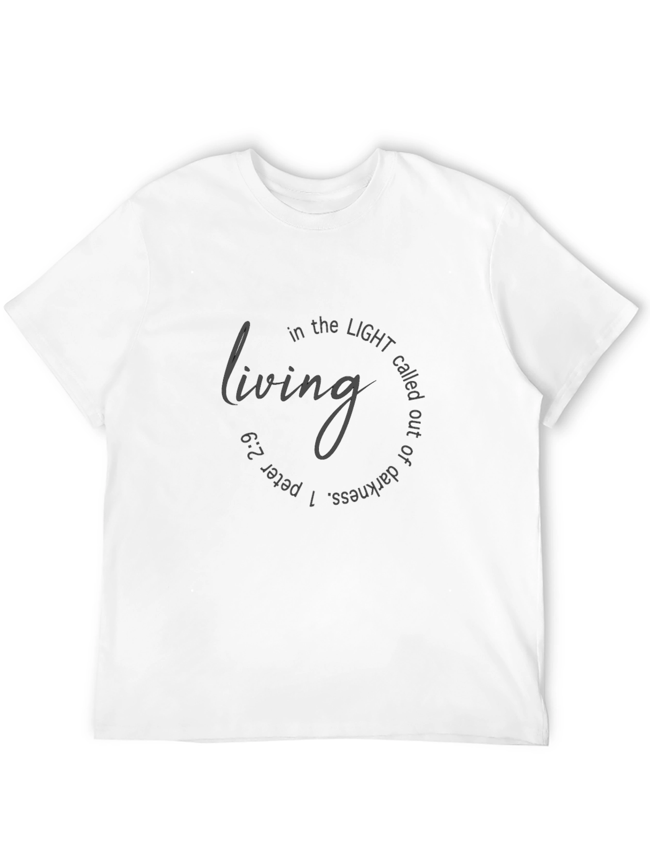 Living in the Light Christian T-Shirt
