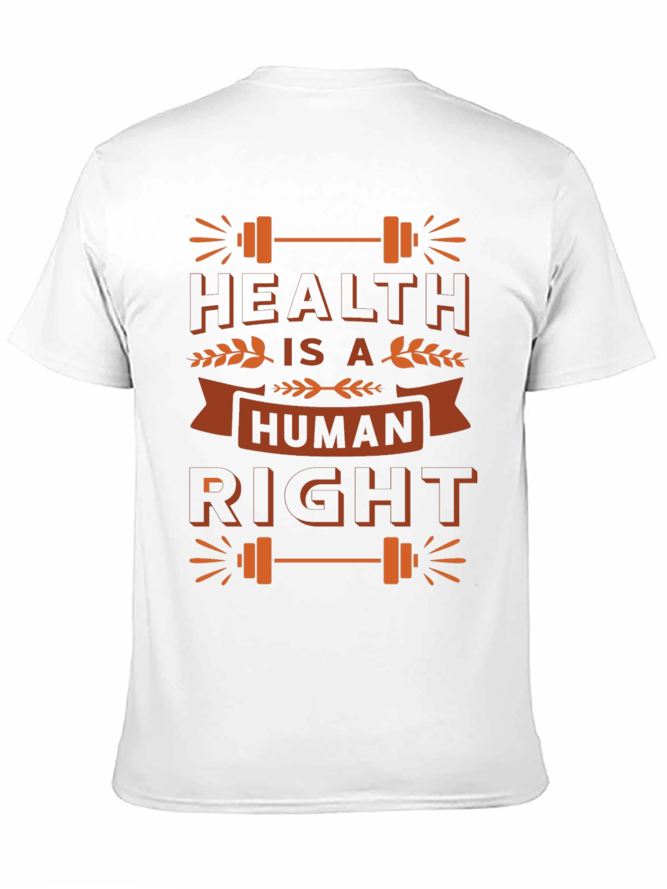 Health is a Human Right Black Graphic T-Shirt