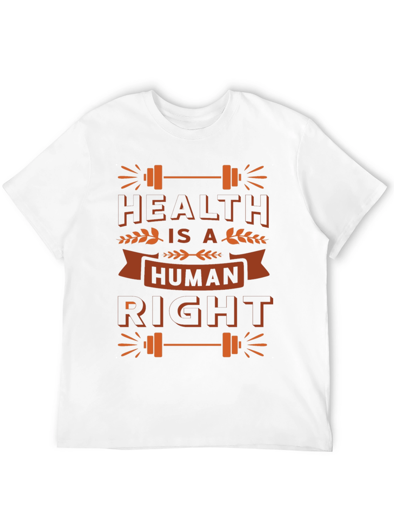 Health is a Human Right Black Graphic T-Shirt