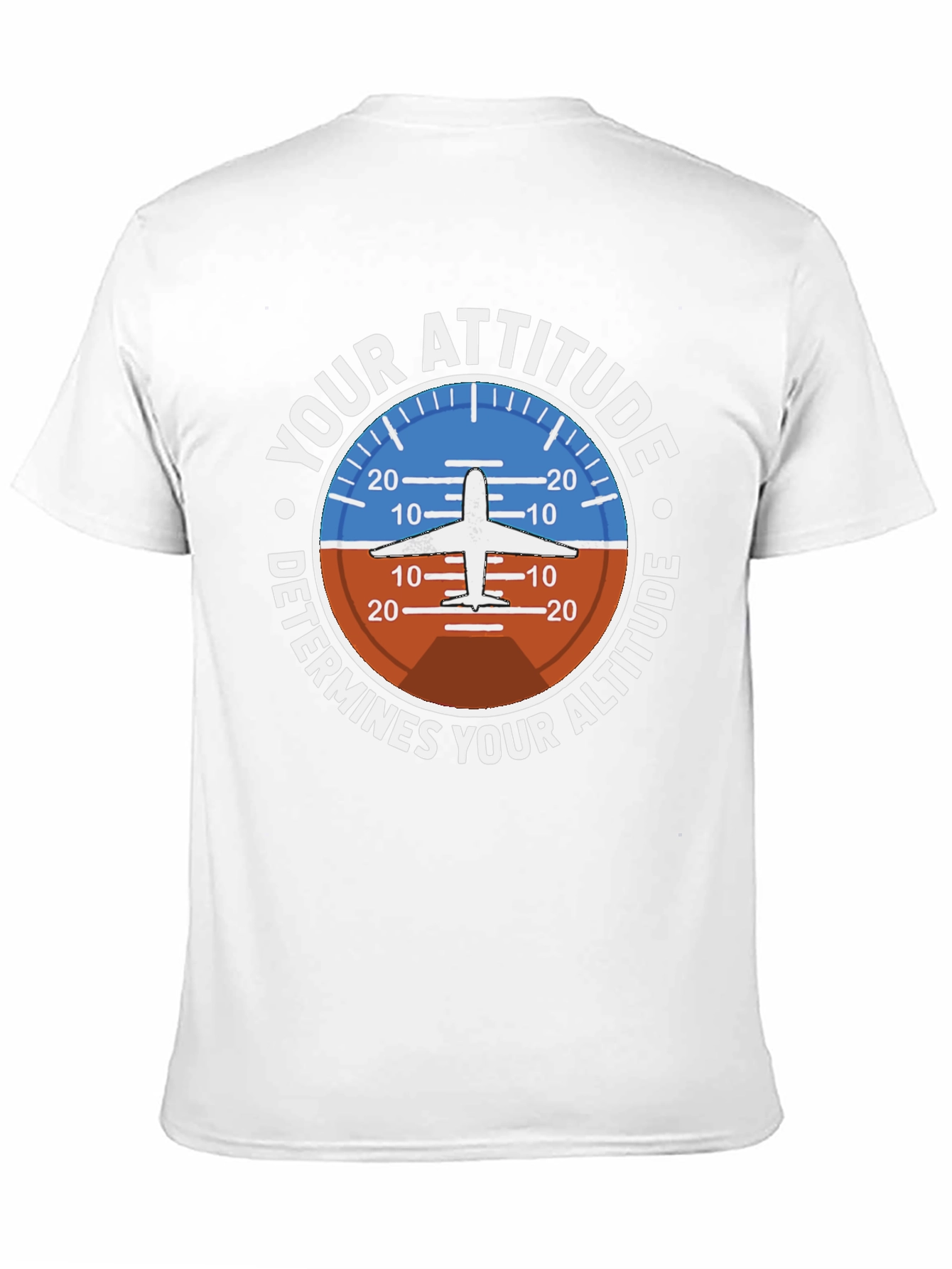 Pilot Attitude Determines Altitude Graphic T-Shirt
