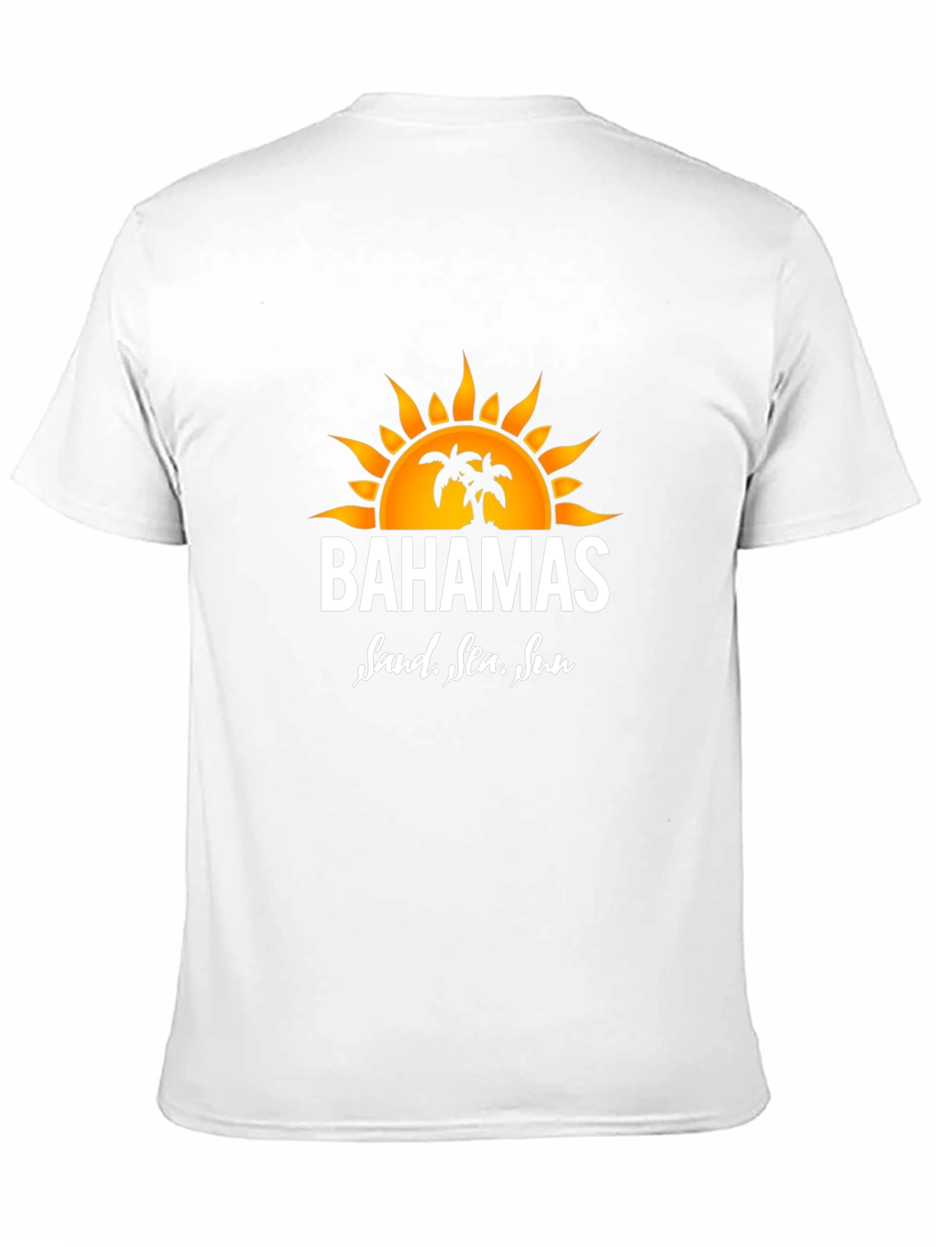 Bahamas Sand Sea Sun Graphic Tee - Black