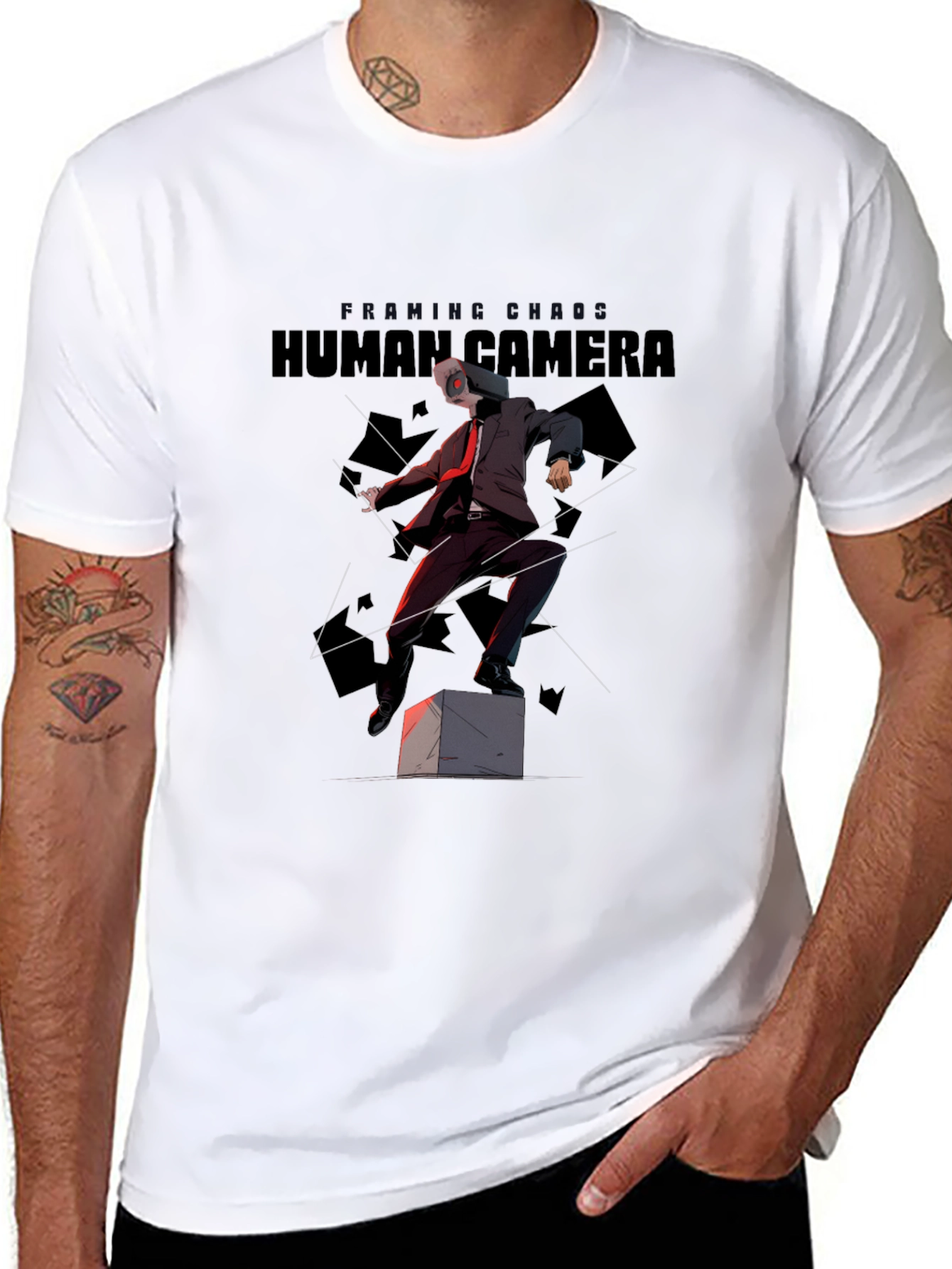 Human Camera Graphic Tee