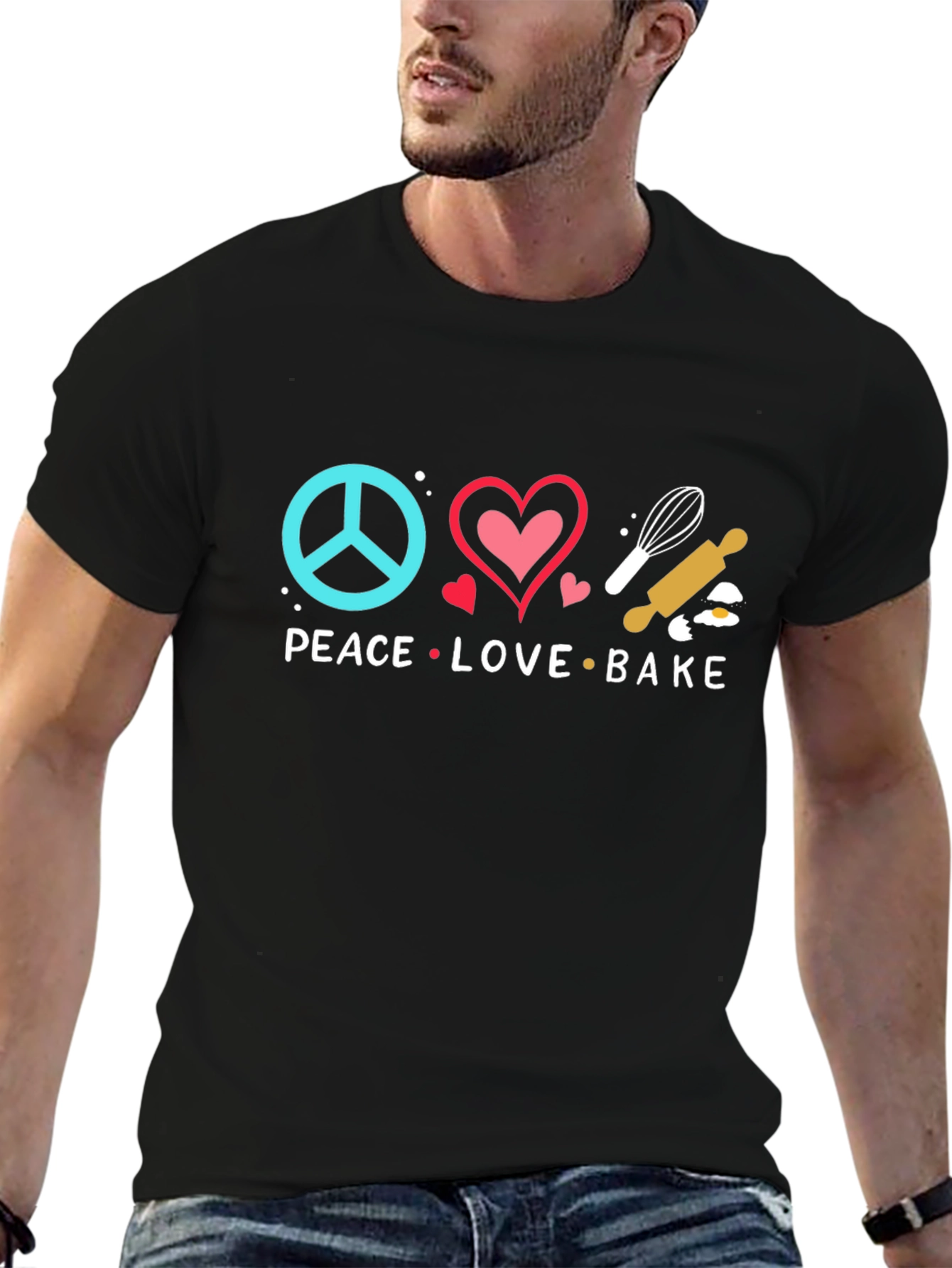 Peace Love Bake T-Shirt