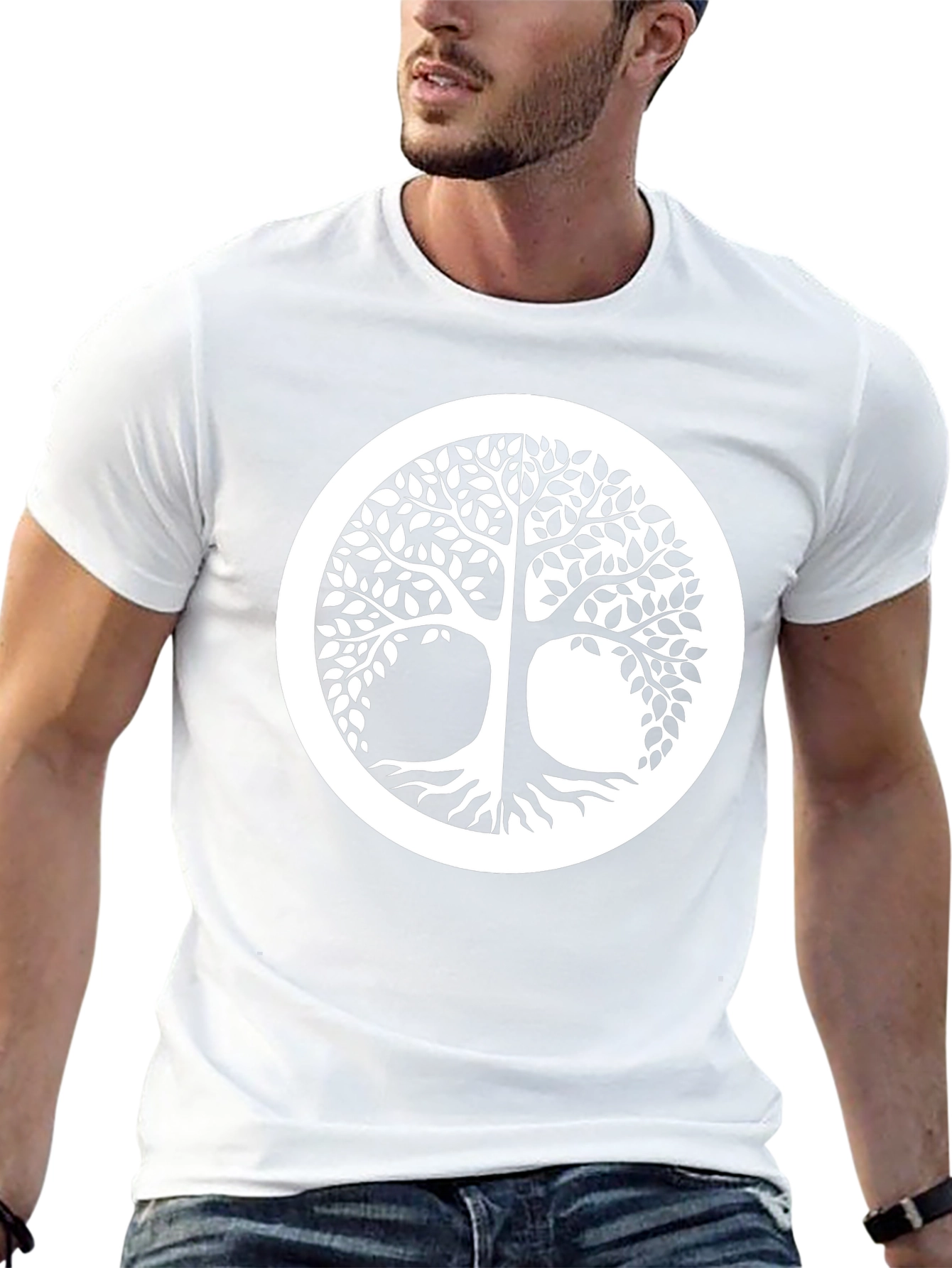 Yggdrasil Tree of Life Black Graphic Tee