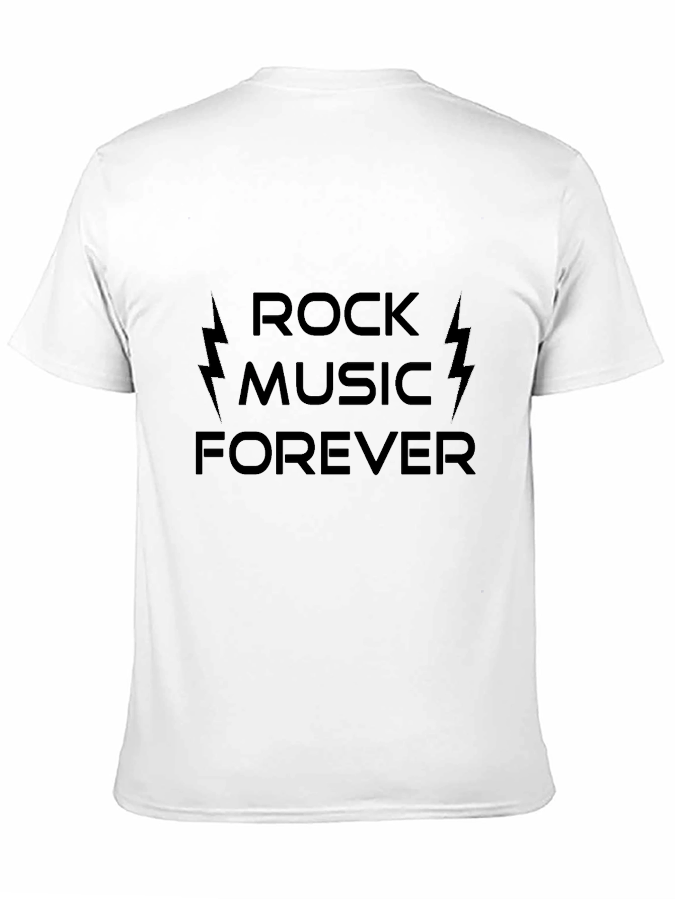 Rock Music Forever Black T-Shirt