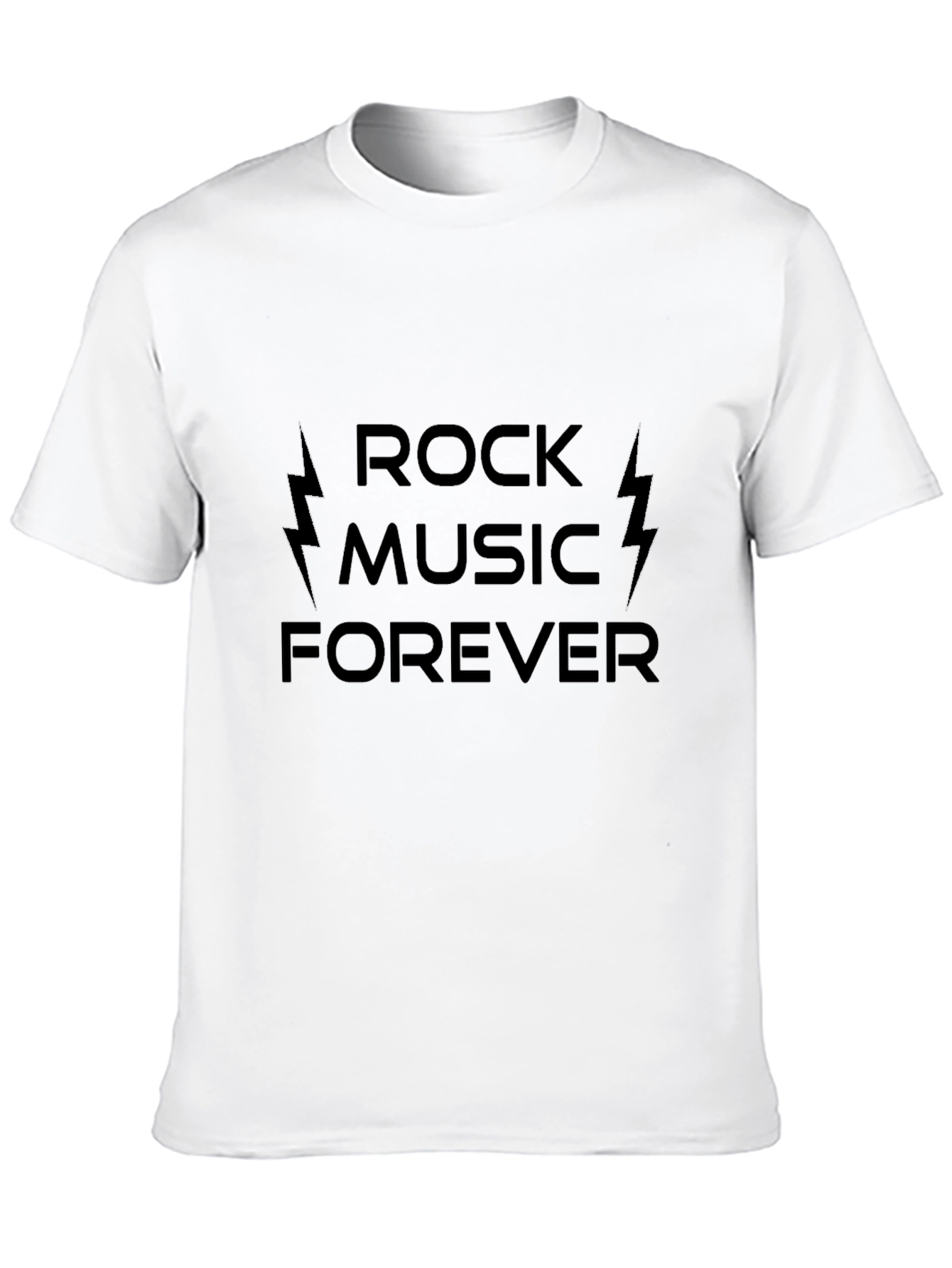 Rock Music Forever Black T-Shirt
