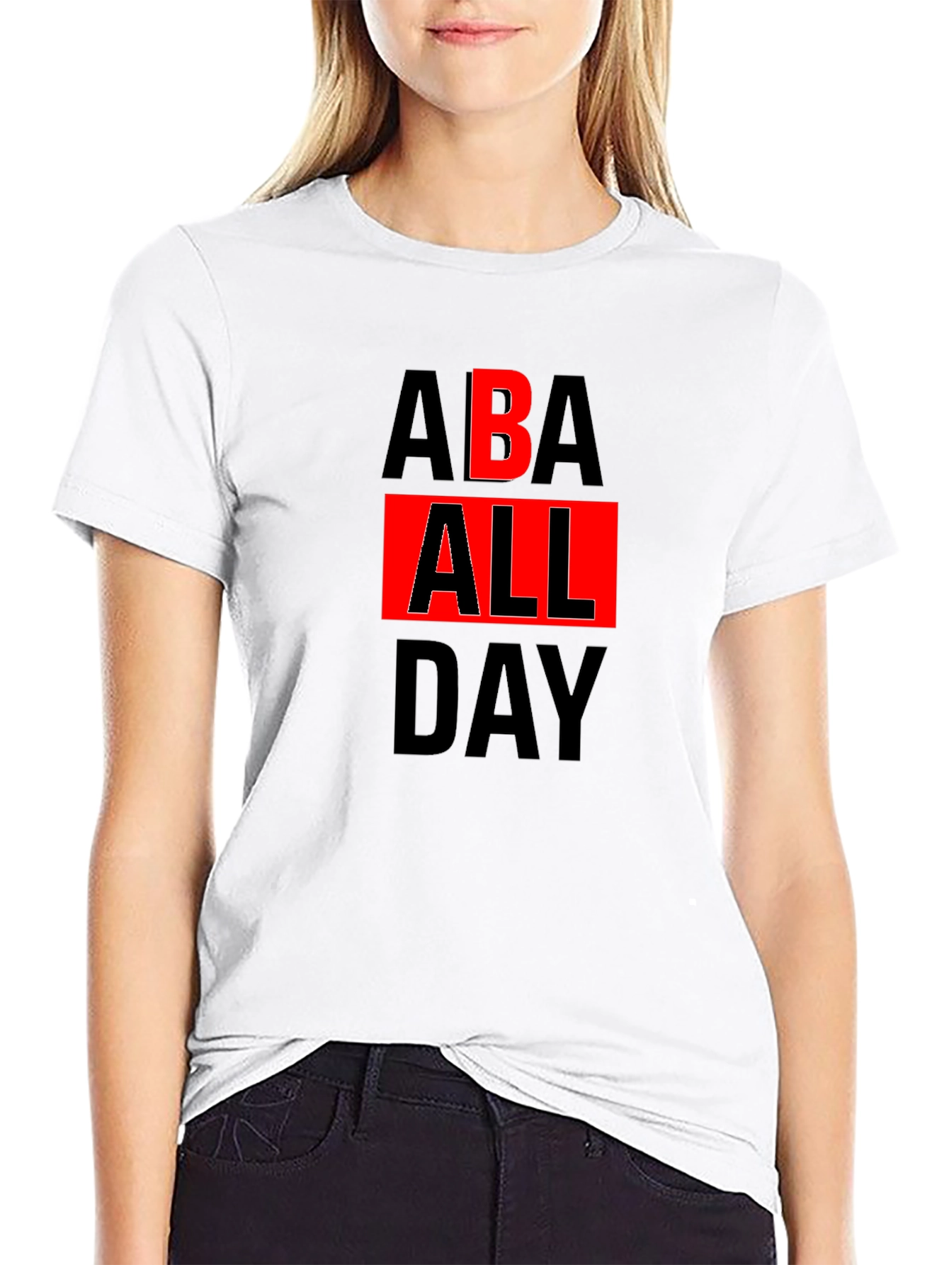 ABA All Day Graphic Tee - Black