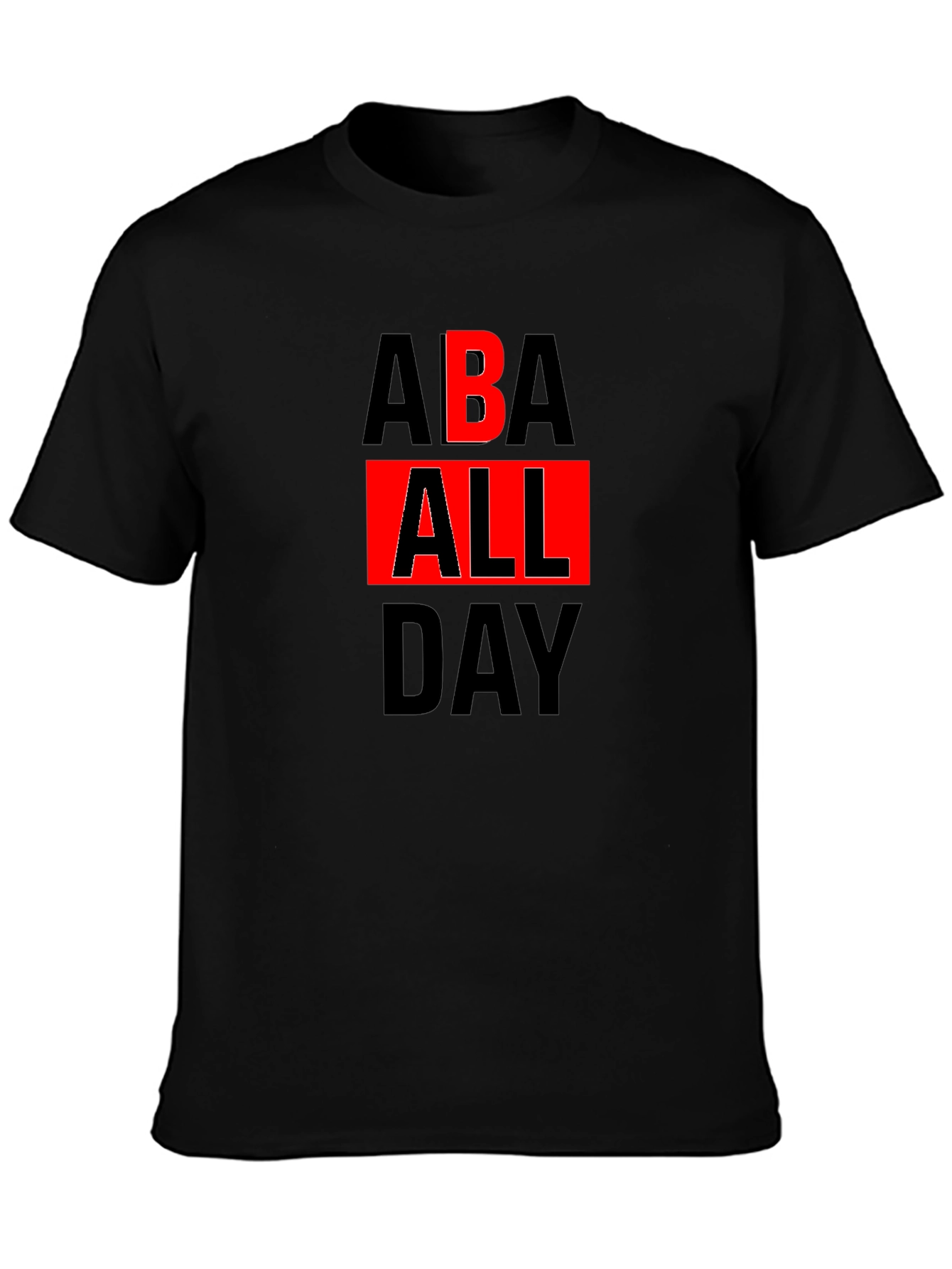 ABA All Day Graphic Tee - Black