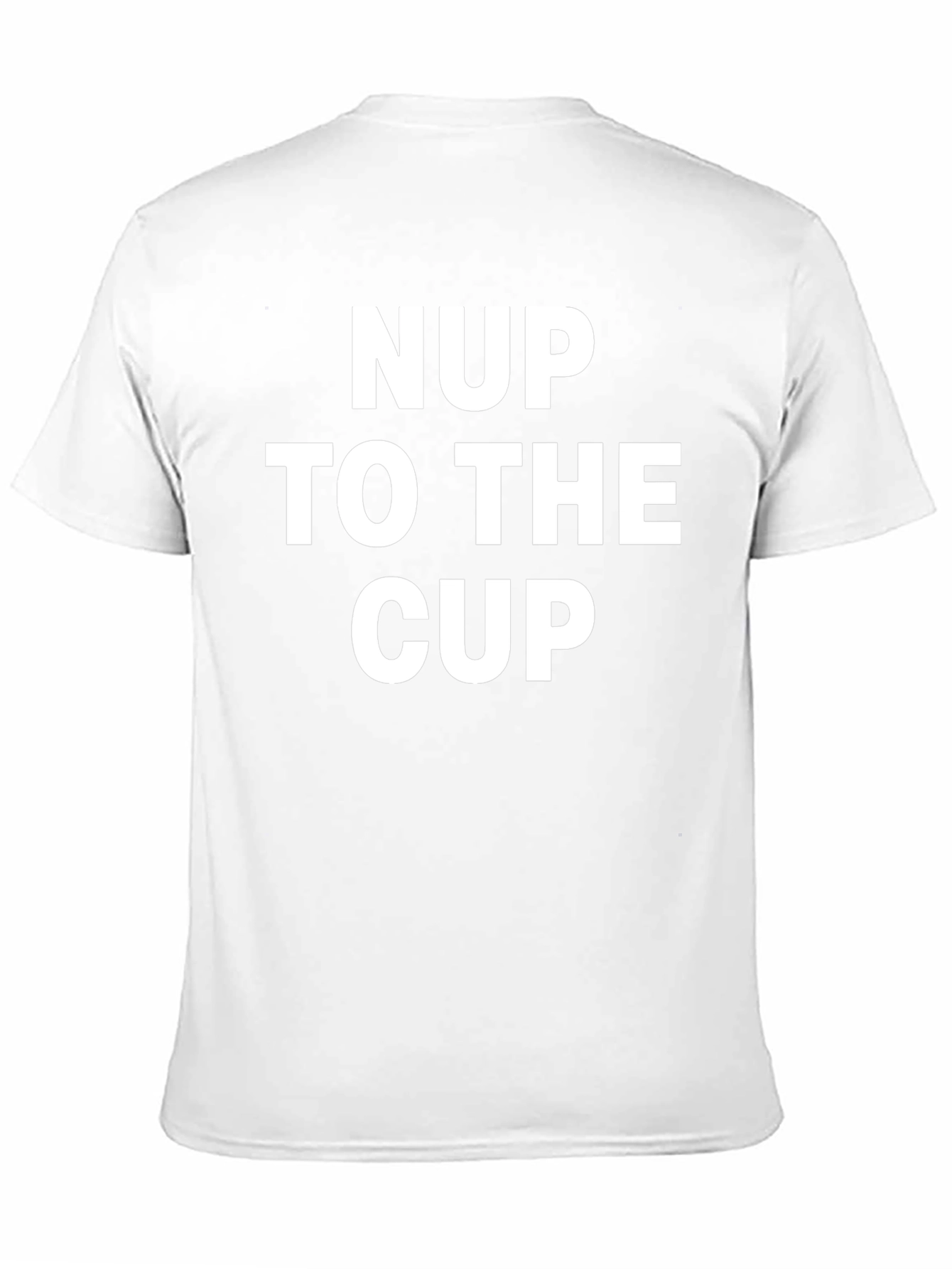 NUP To The Cup Black Graphic Tee