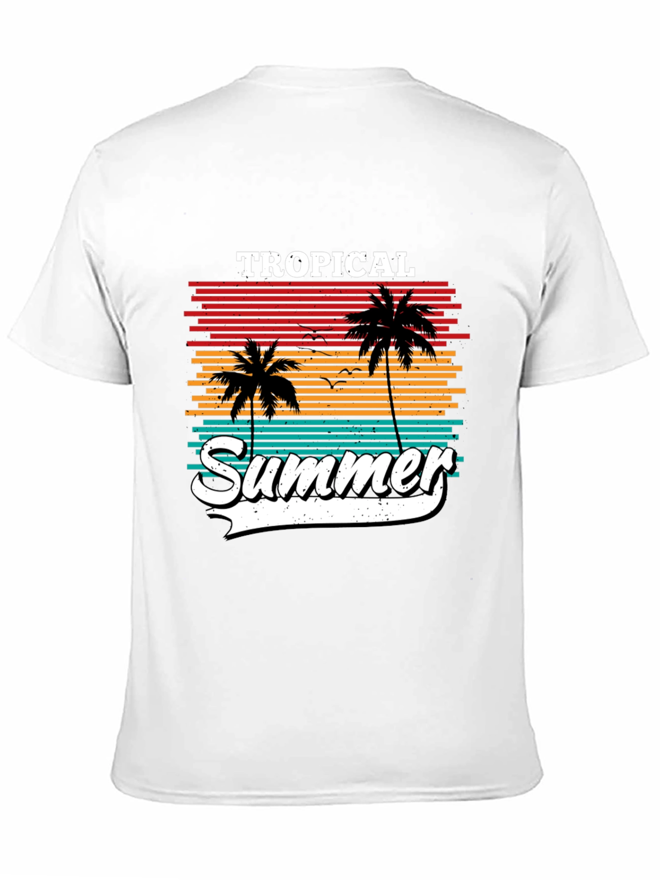 Tropical Summer Palm Tree T-Shirt