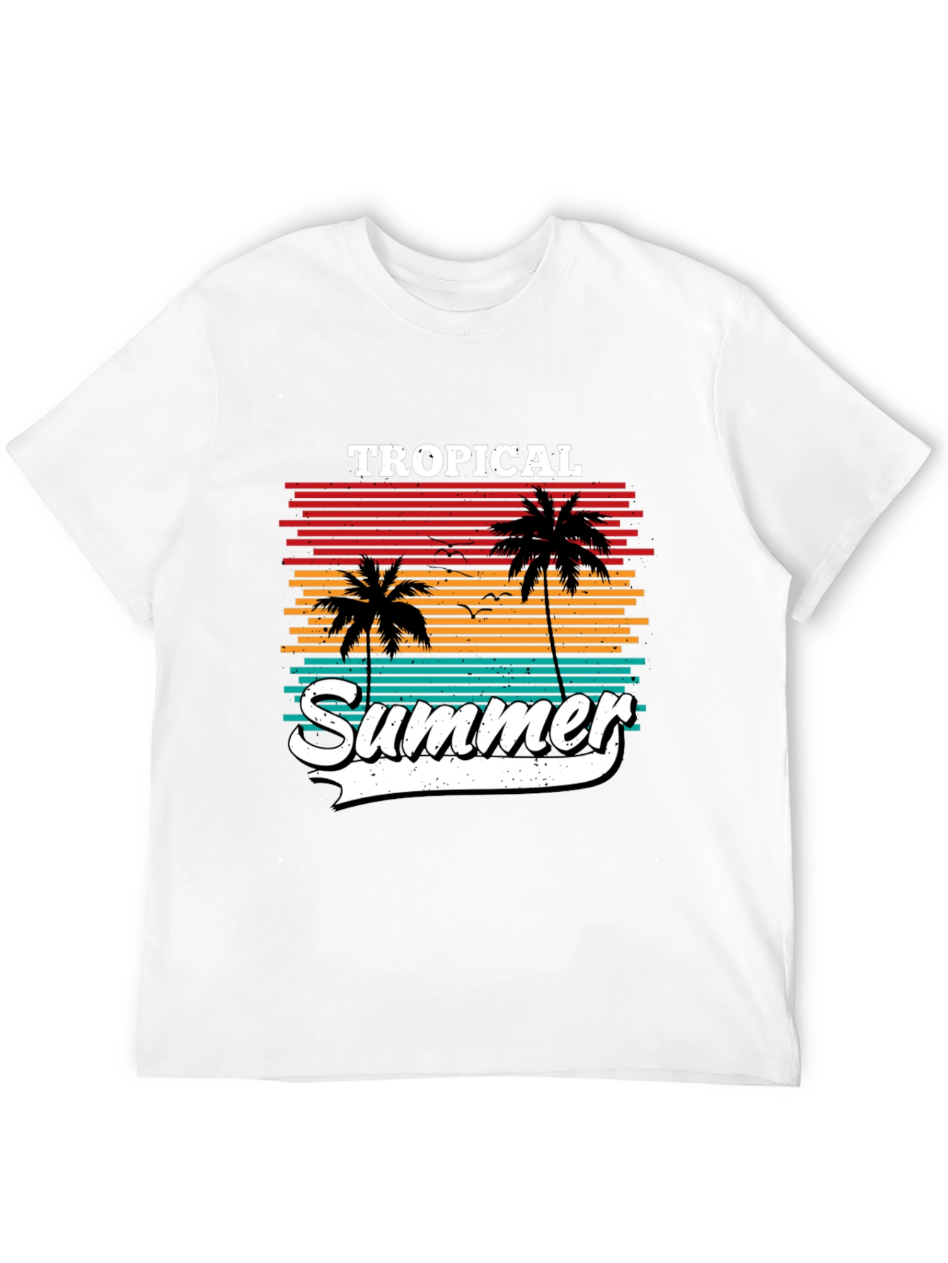 Tropical Summer Palm Tree T-Shirt