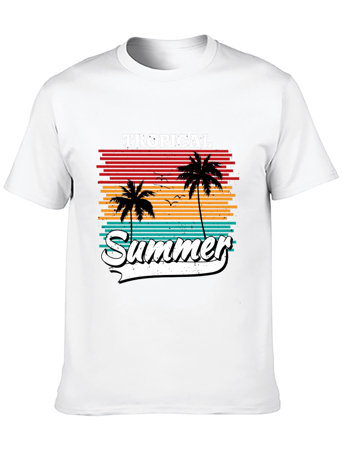 Tropical Summer Palm Tree T-Shirt