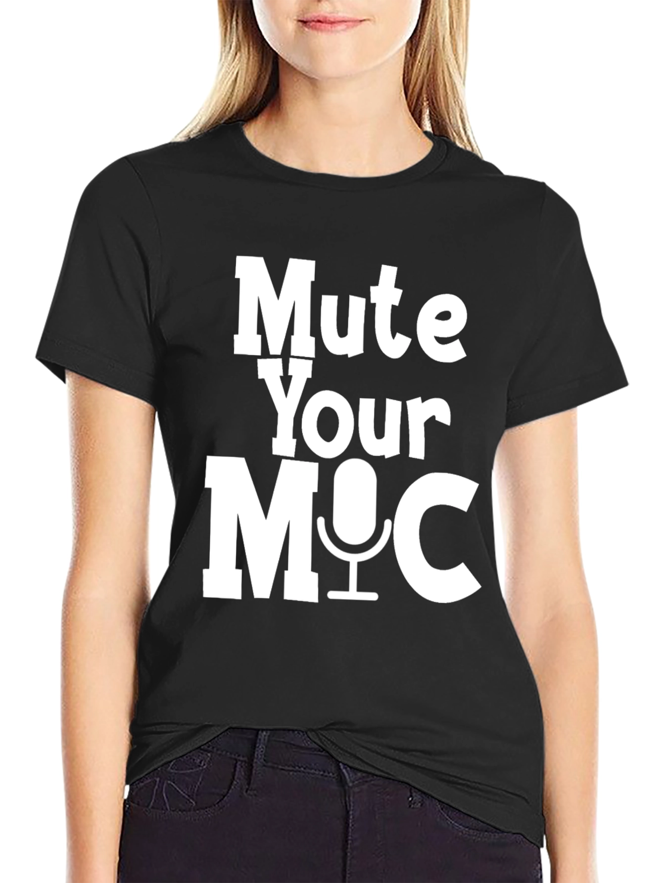 Mute Your Mic T-Shirt - Funny Video Conference Shirt
