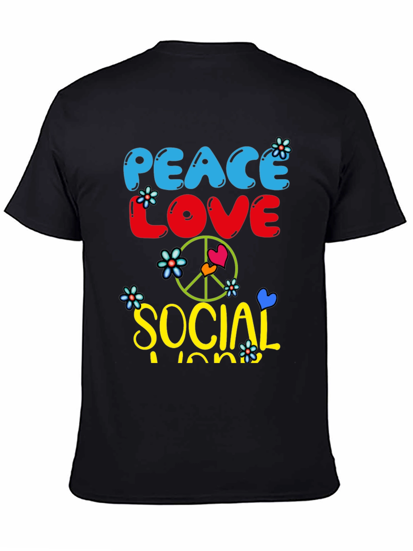 Peace Love Social Work T-Shirt