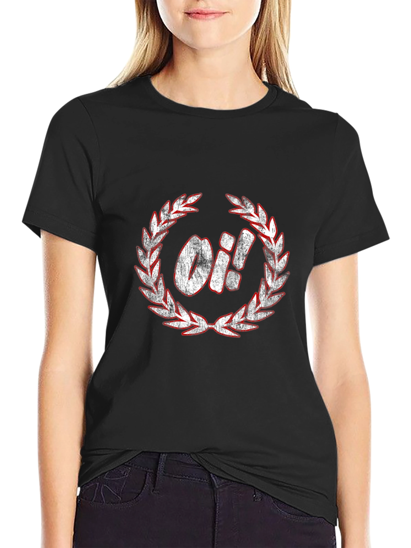 Oi! Laurel Wreath Graphic T-Shirt