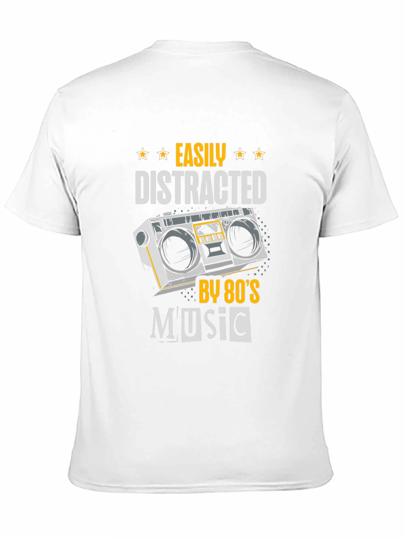 80s Music Lover T-Shirt - Easily Distracted Tee