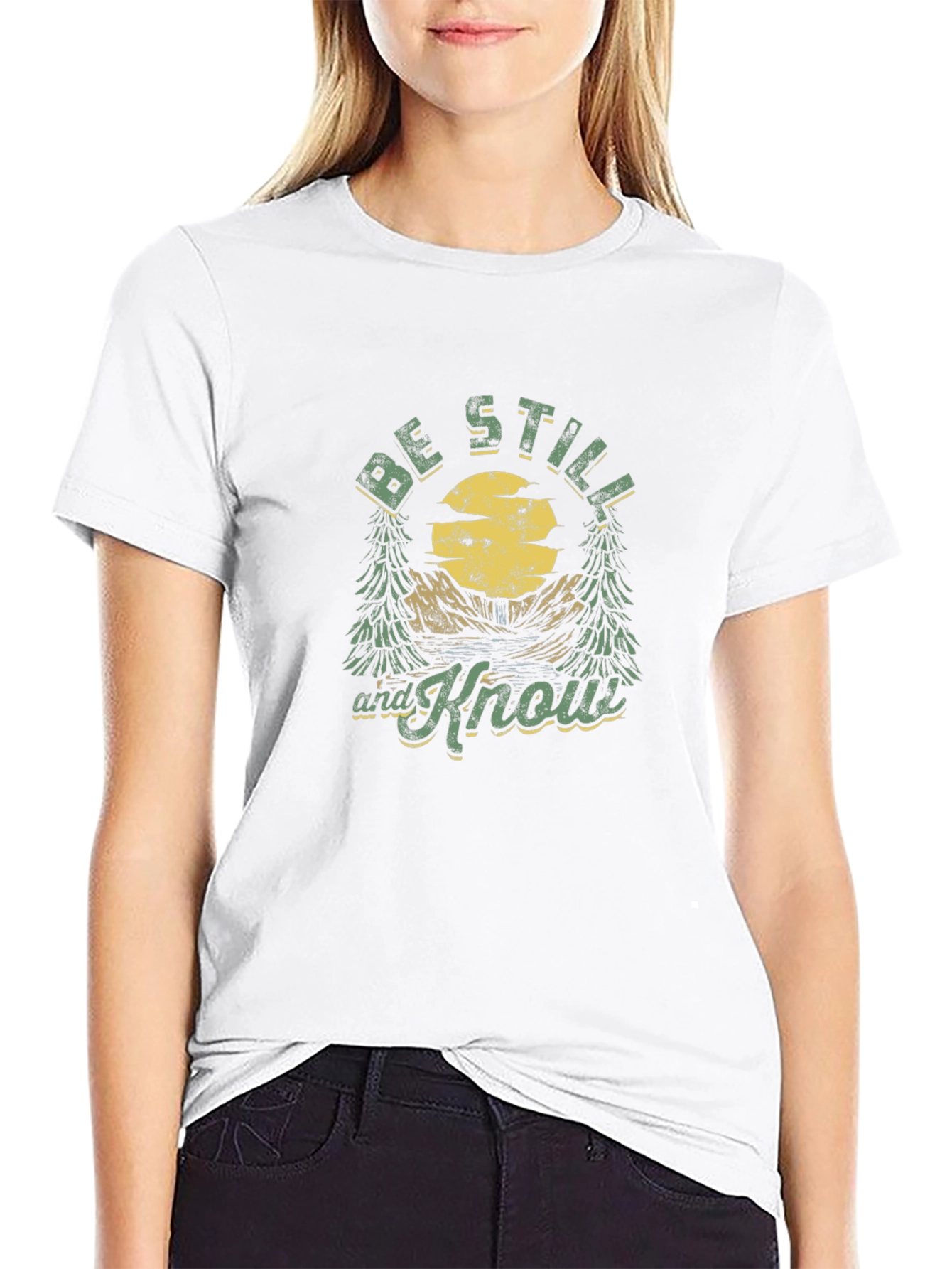 Be Still and Know Graphic T-Shirt - Black
