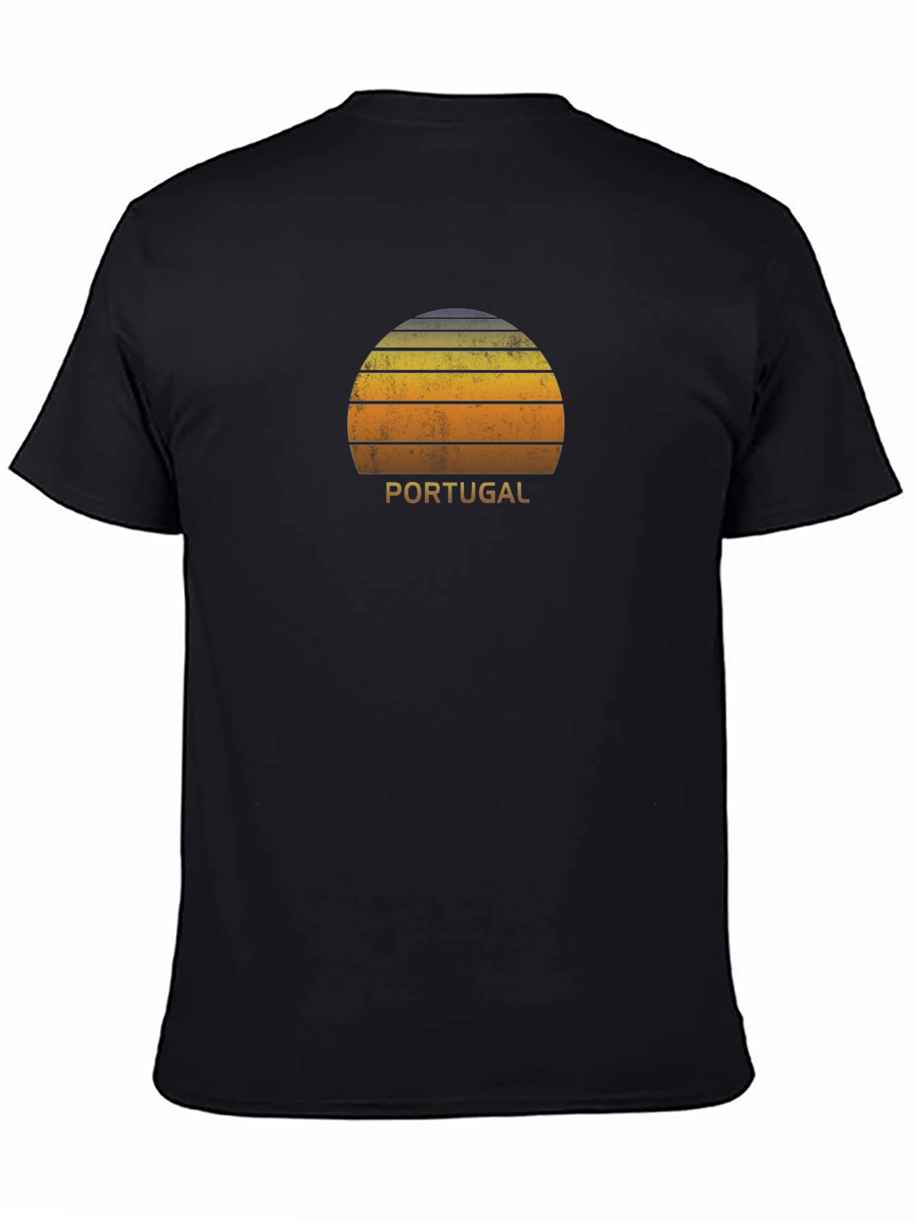 Portugal Retro Sunset Graphic T-Shirt